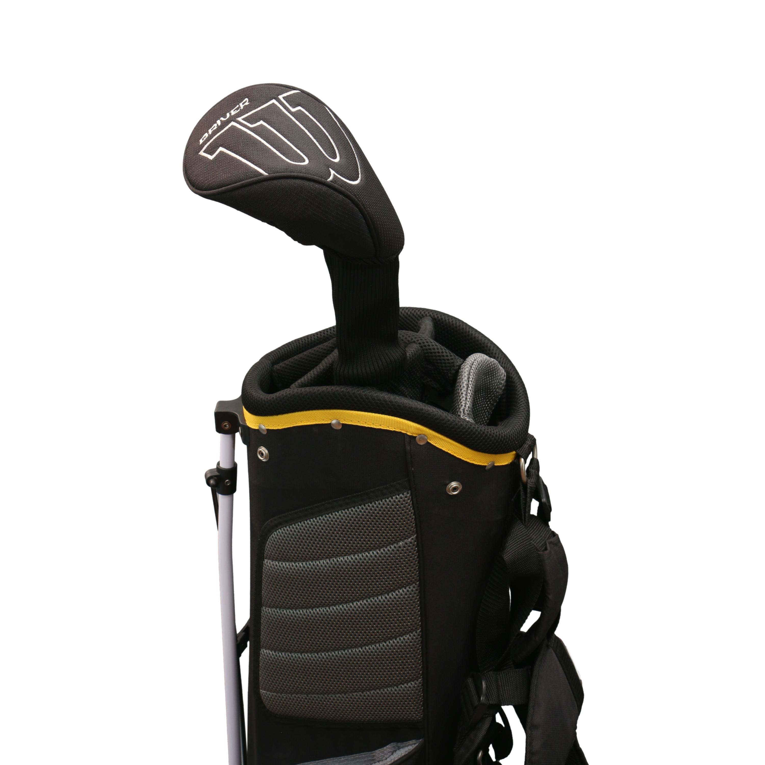 Kit de Golf Unissex Golf Wilson Ultra XD Preto e Amarelo Com Mala Case - Tamanho Único