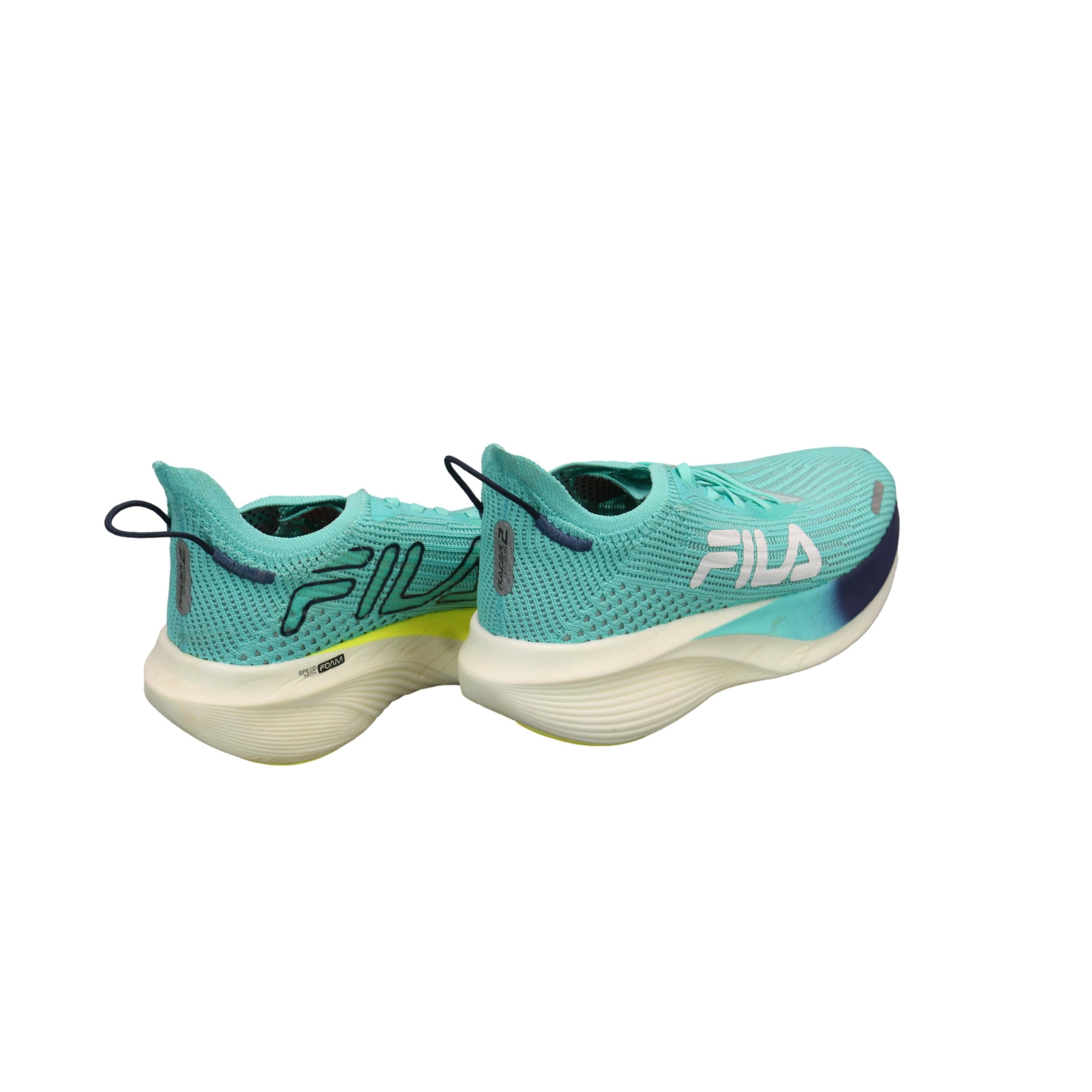 Tênis Feminino Fila Racer Carbon 2 Azul Esverdeado - Tamanho 36