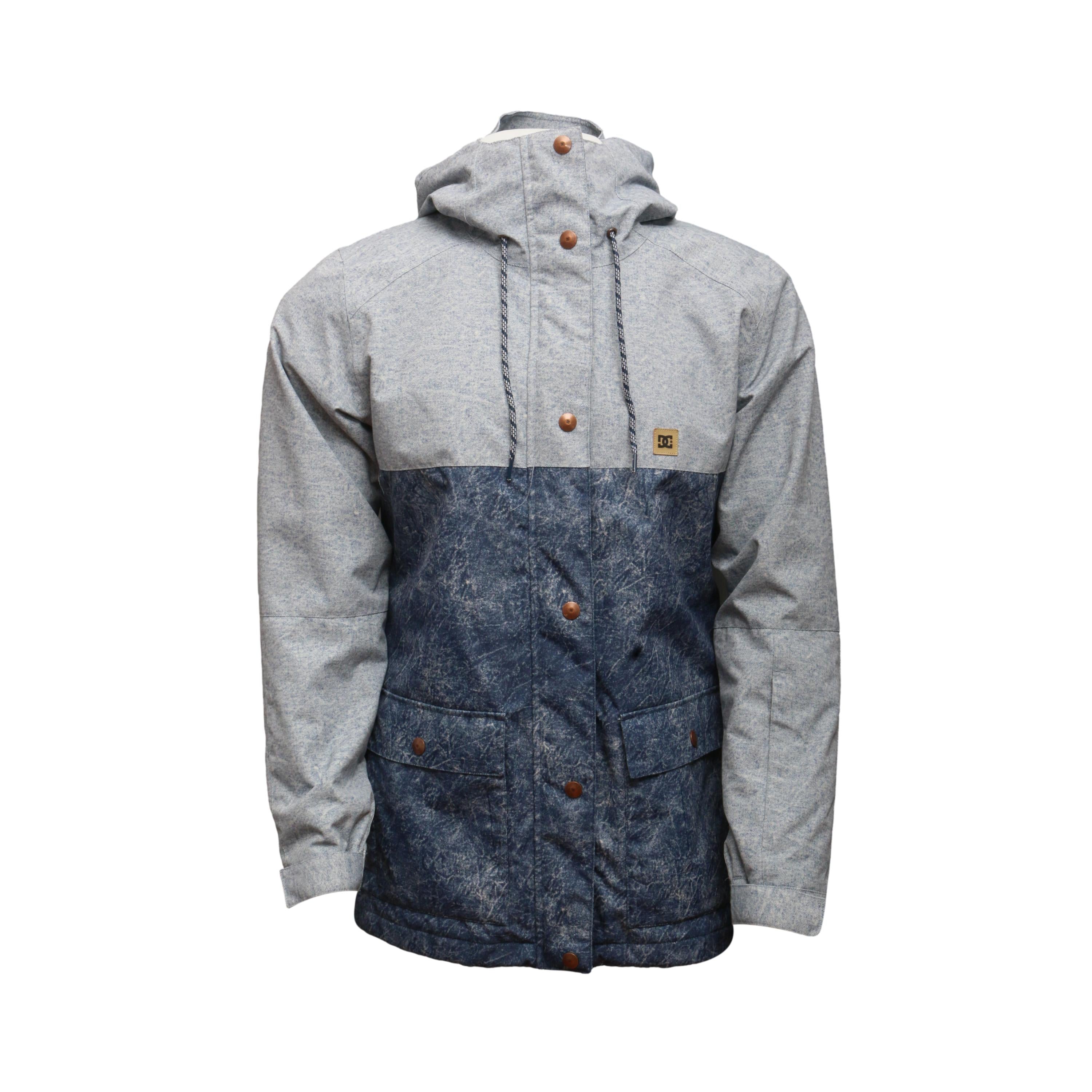 Casaco Feminino Ski/ Snowboard DC Cruiser Cinza e Azul - Tamanho XL