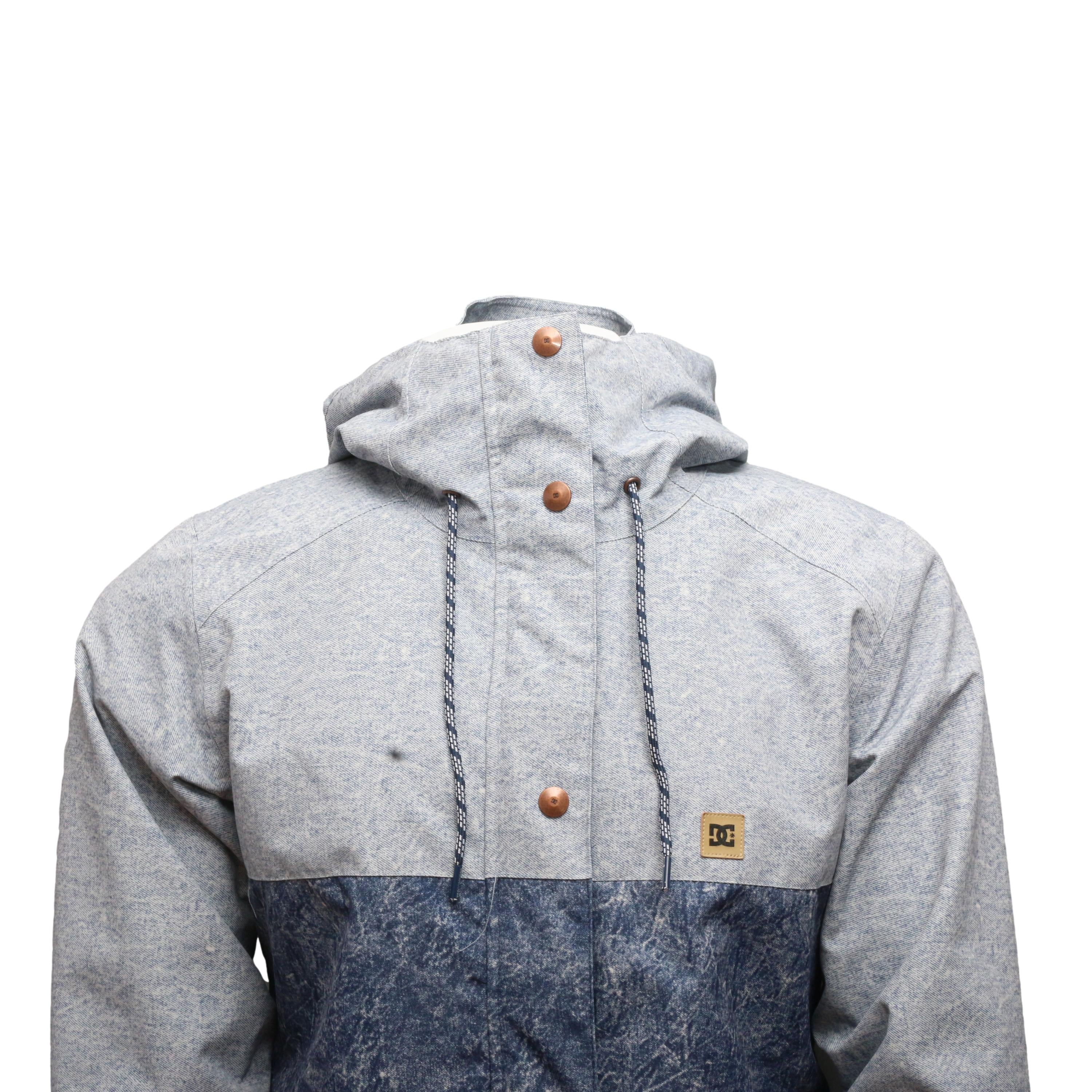 Casaco Feminino Ski/ Snowboard DC Cruiser Cinza e Azul - Tamanho XL