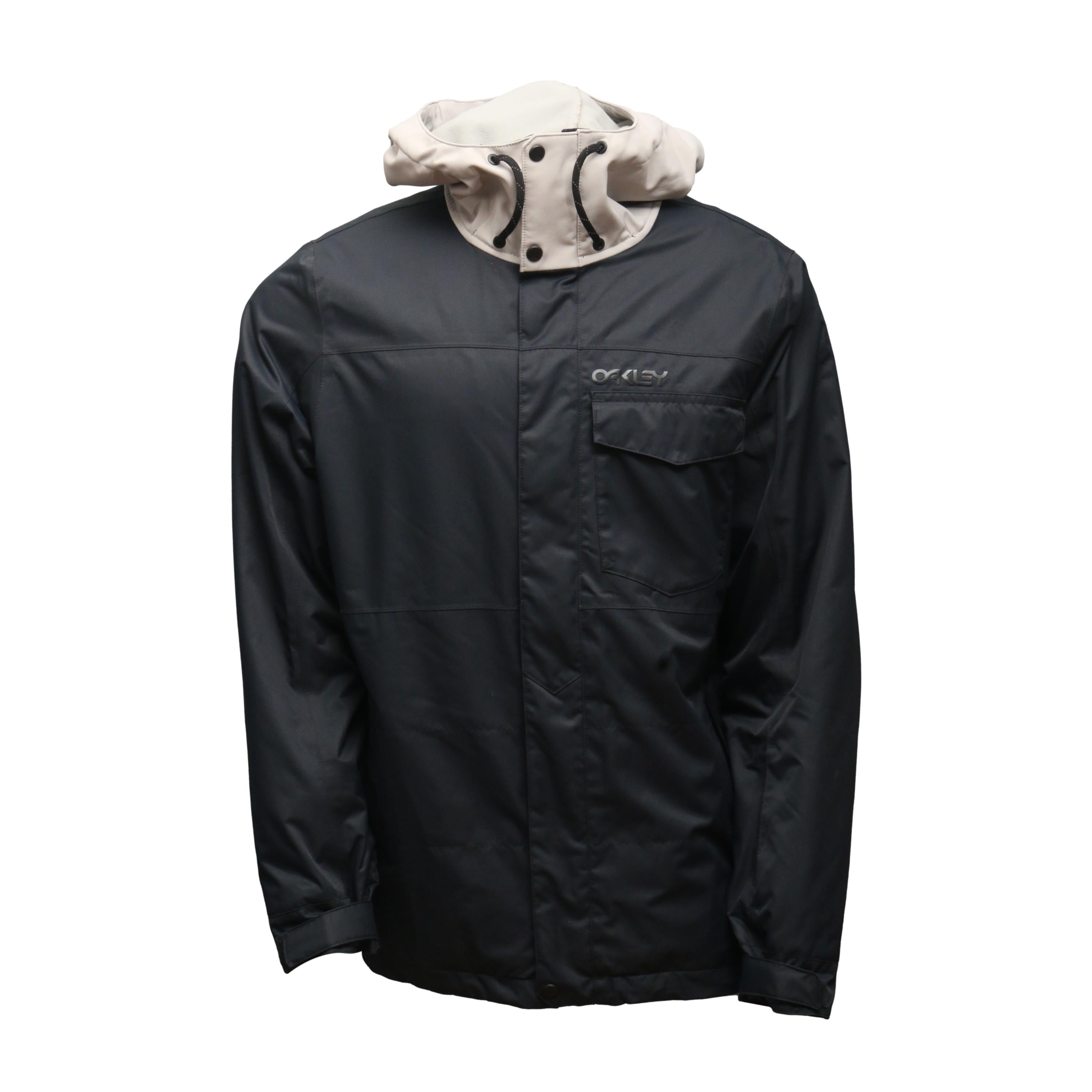 Casaco Masculino Ski/ Snowboard Oakley Division 10k BioZone Preta e Cinza - Tamanho G