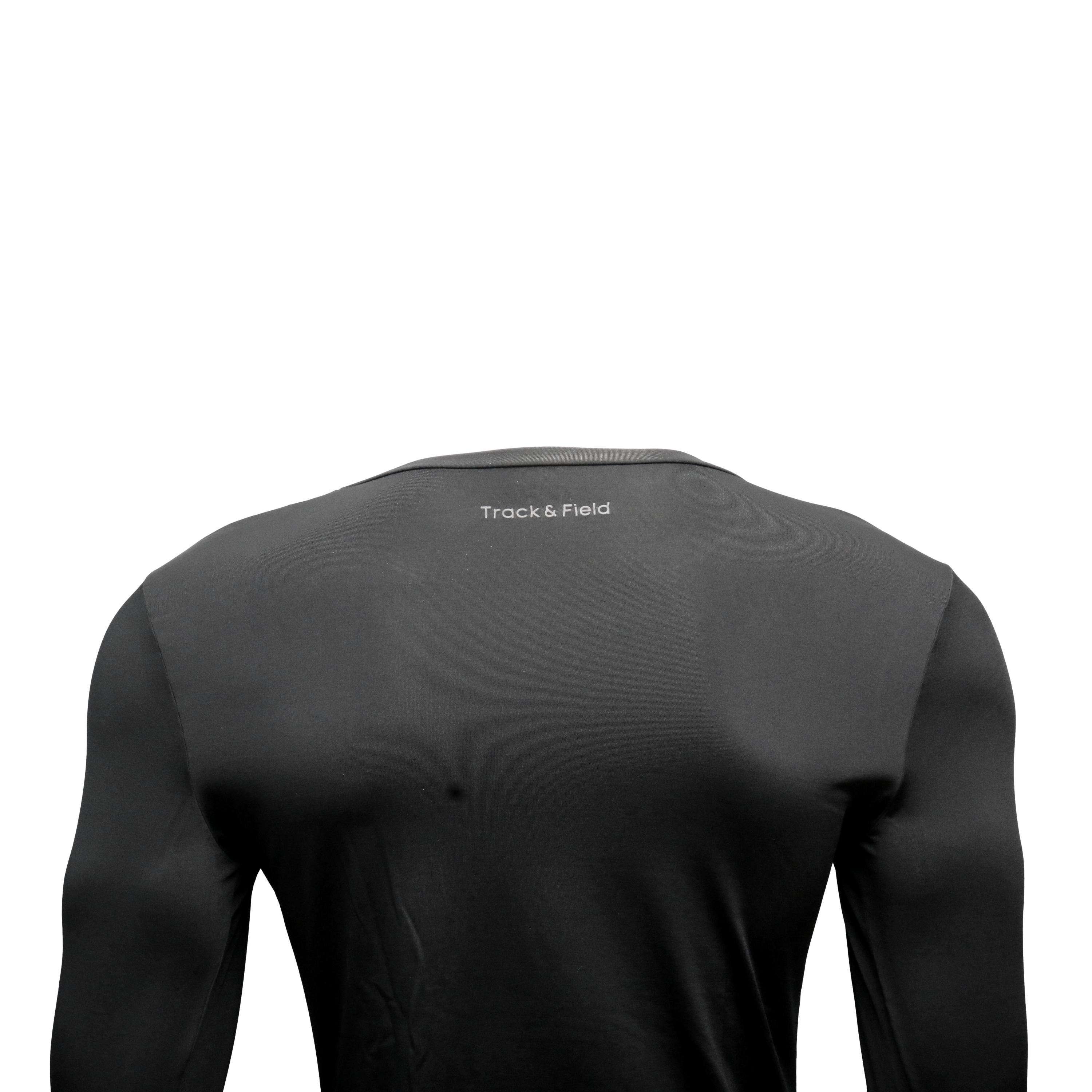 SEM PREÇO --------------- Camiseta Térmica Manga Longa Masculina Track & Field Preta - Tamanho G