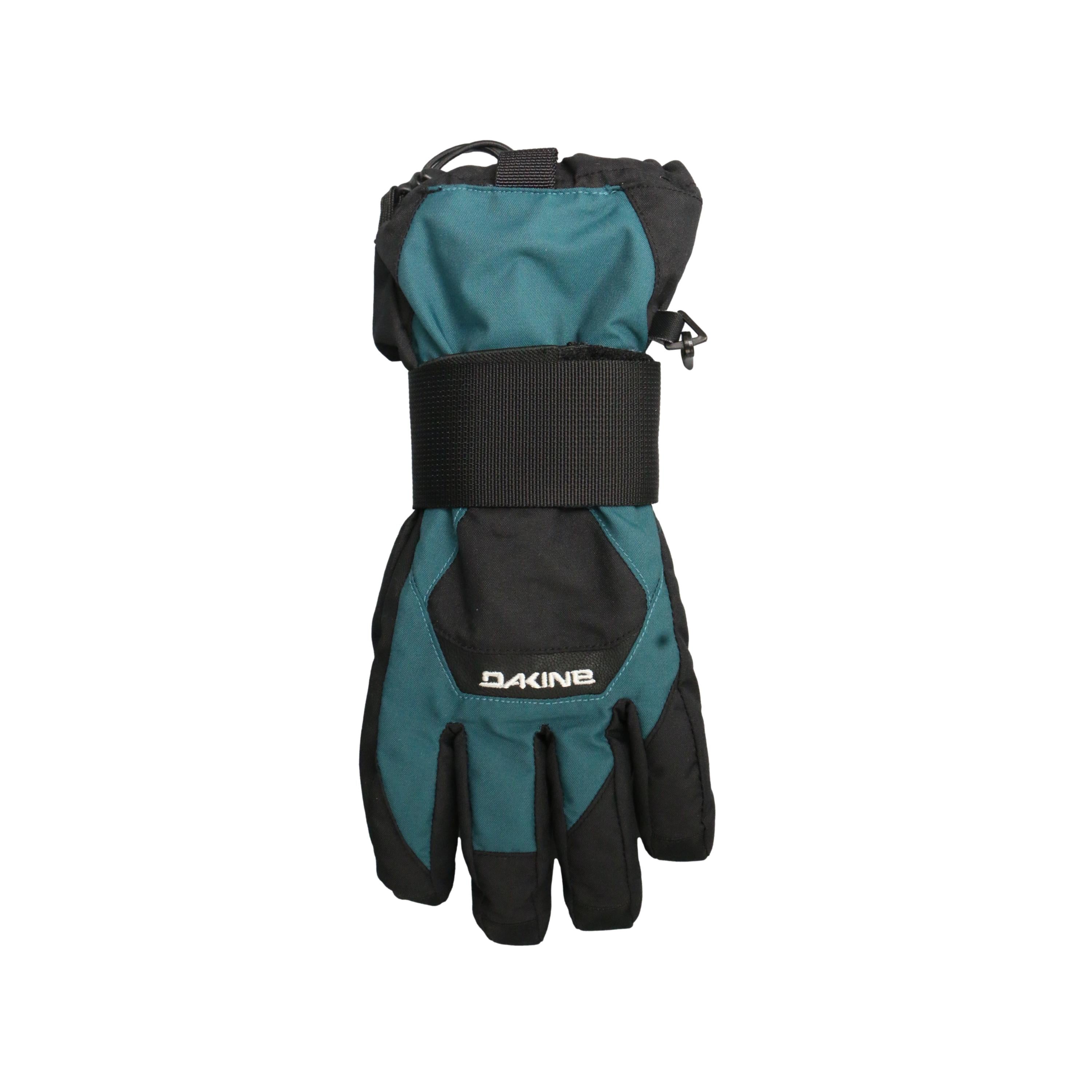 Luva Proteção De Pulso Unissex Ski/ Snowboard Dakini Deep Lake Preto e Verde - Tamanho M
