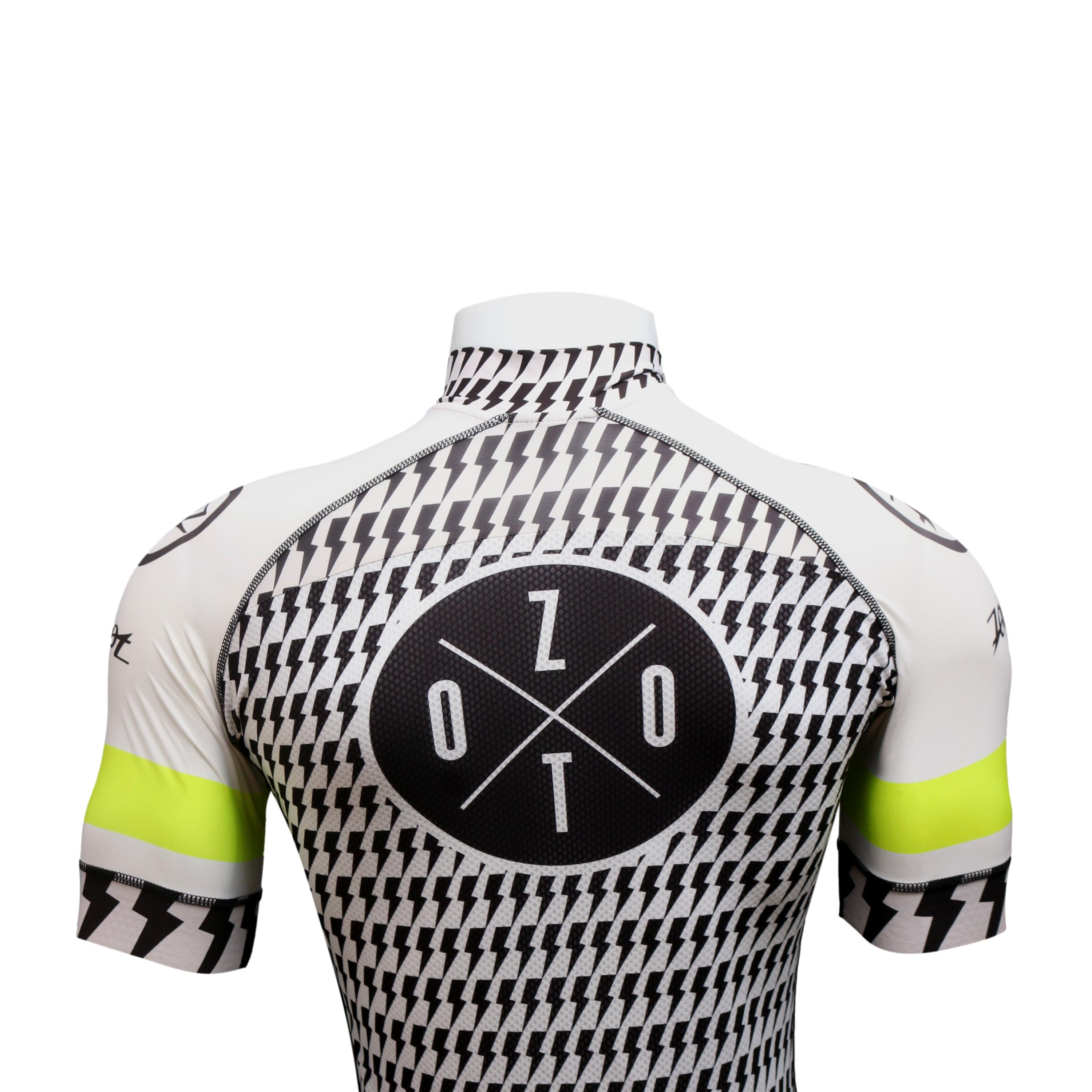 Jersey Masculina Ciclismo Zoot	LTD Edition Branco / Preto/ Verde Neon - Tamanho M