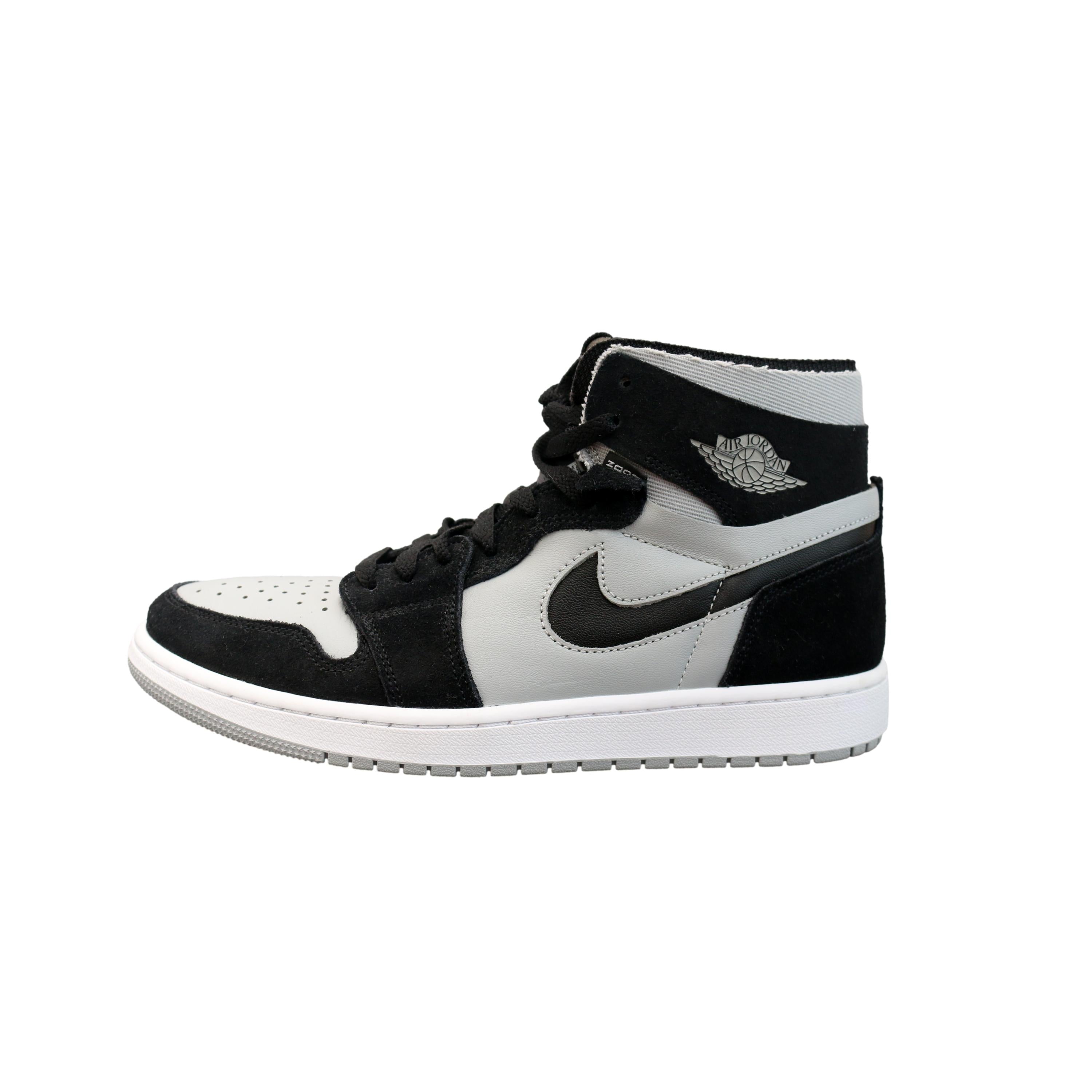 Tênis Nike Air Jordan 1 High Zoom Comfort Cano Alto Preto e Cinza - Tamanho 9.5 US