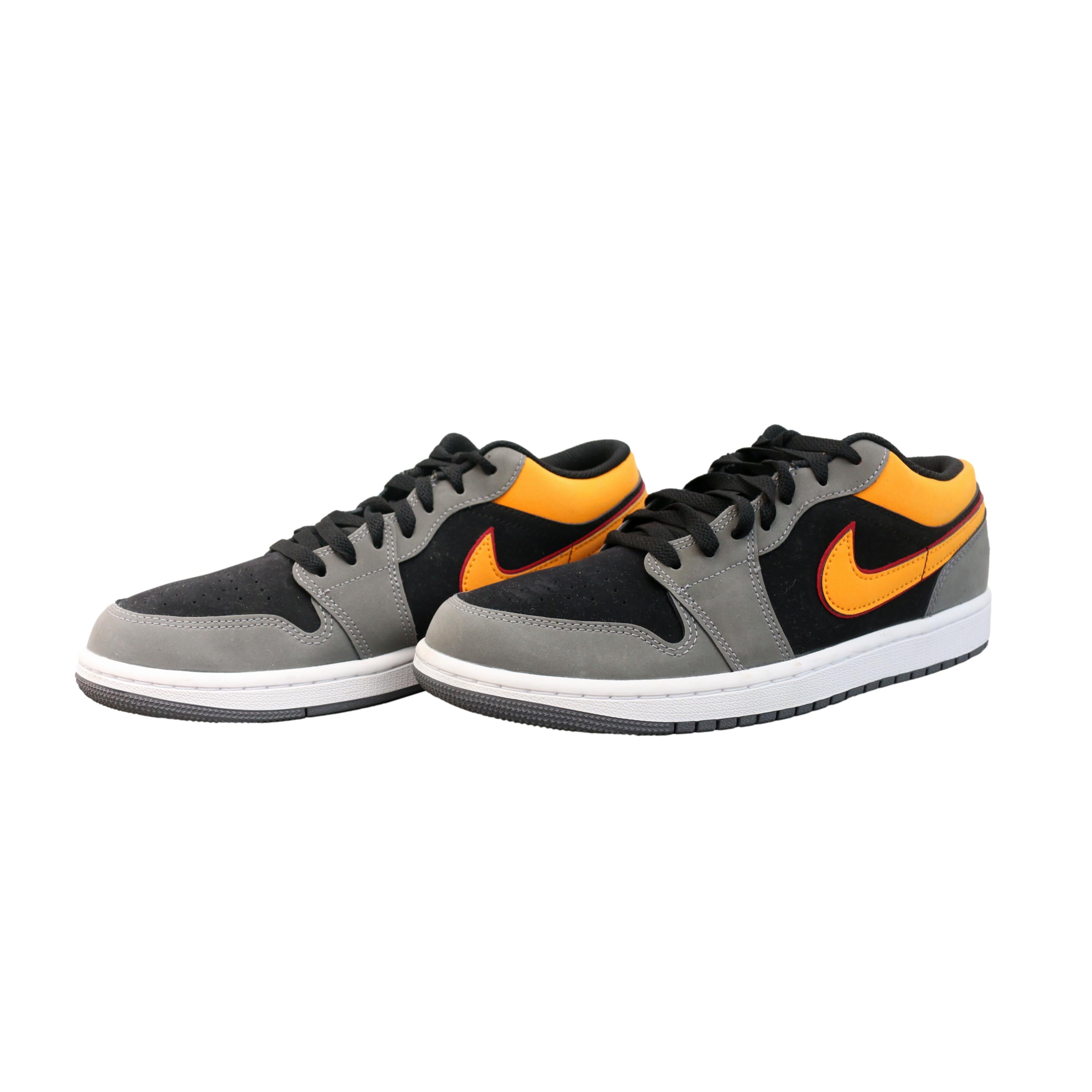 Tênis Nike Air Jordan 1 Low SE Laranja e Cinza - Tamanho 8.5 US