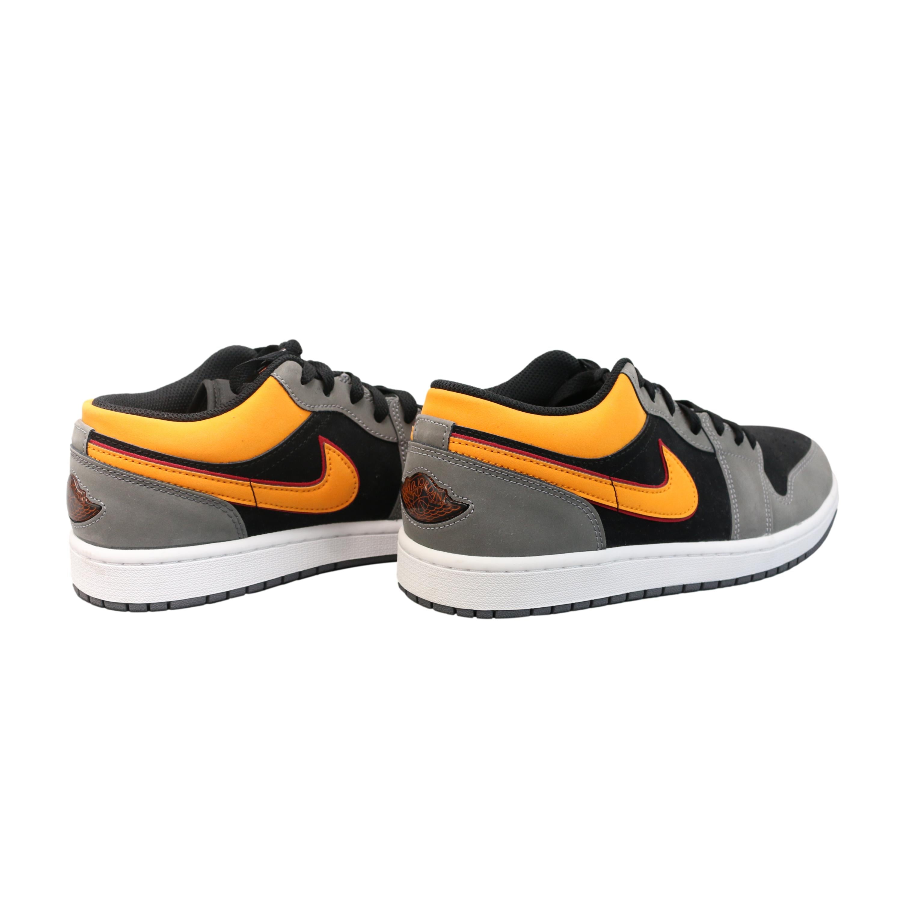 Tênis Nike Air Jordan 1 Low SE Laranja e Cinza - Tamanho 8.5 US