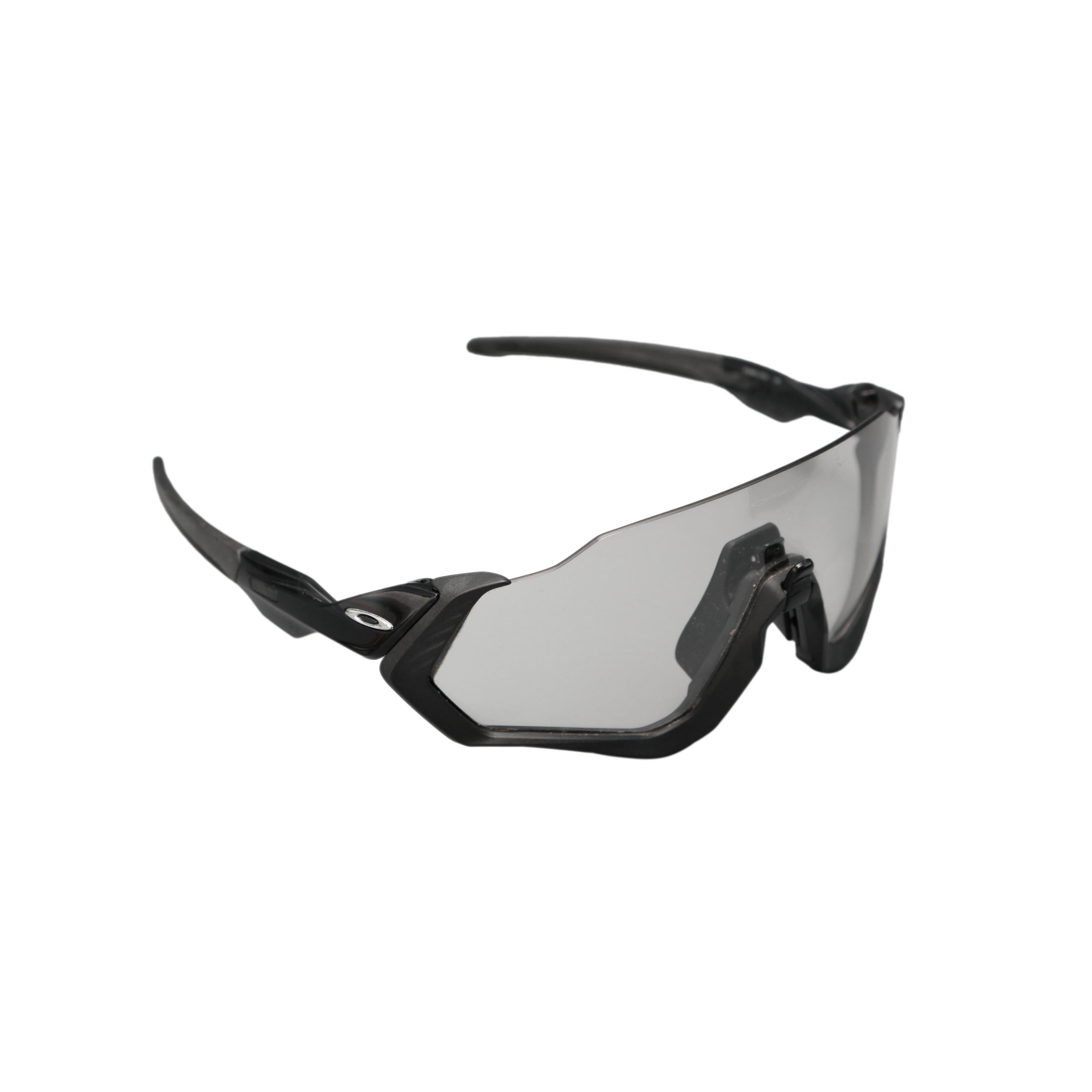 Óculos Unissex Ciclismo Oakley Flight Jacket Photochromic Preto - Tamanho Único