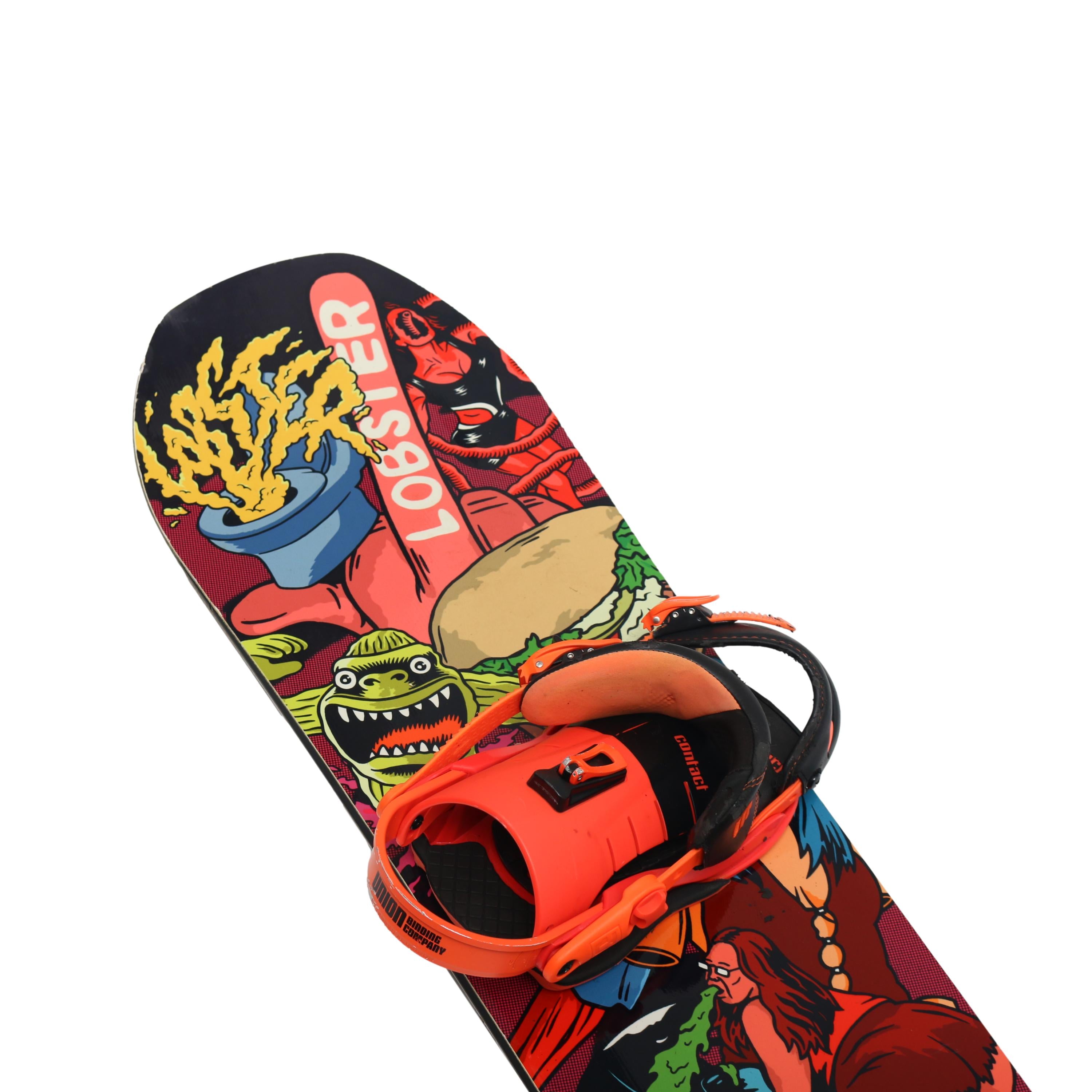 Prancha Snowboard Lobster Freestyle Multicolor Com Capa Dakine - Taman
