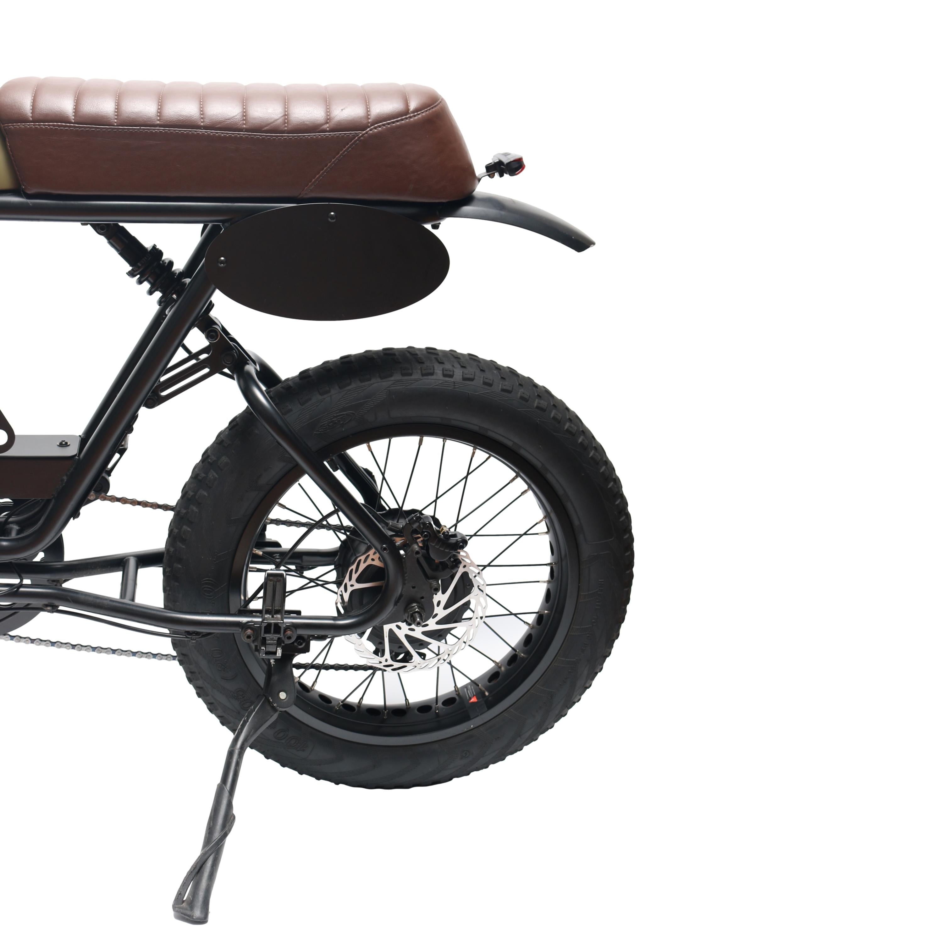 Bike Elétrica Bendita Elettrica DB5 Preta, Verde e Marrom