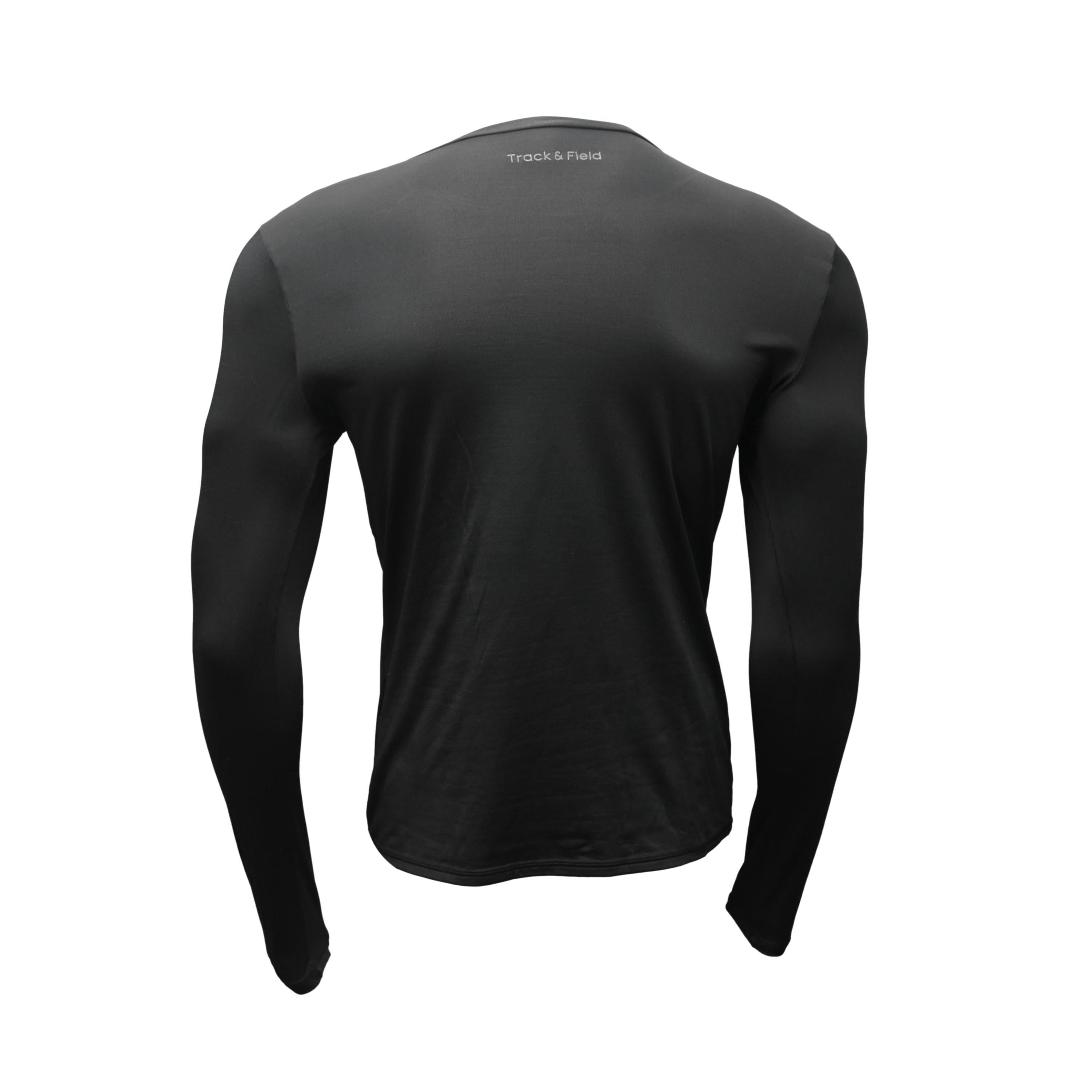 Camiseta Térmica Manga Longa Masculina Track & Field Preta - Tamanho G