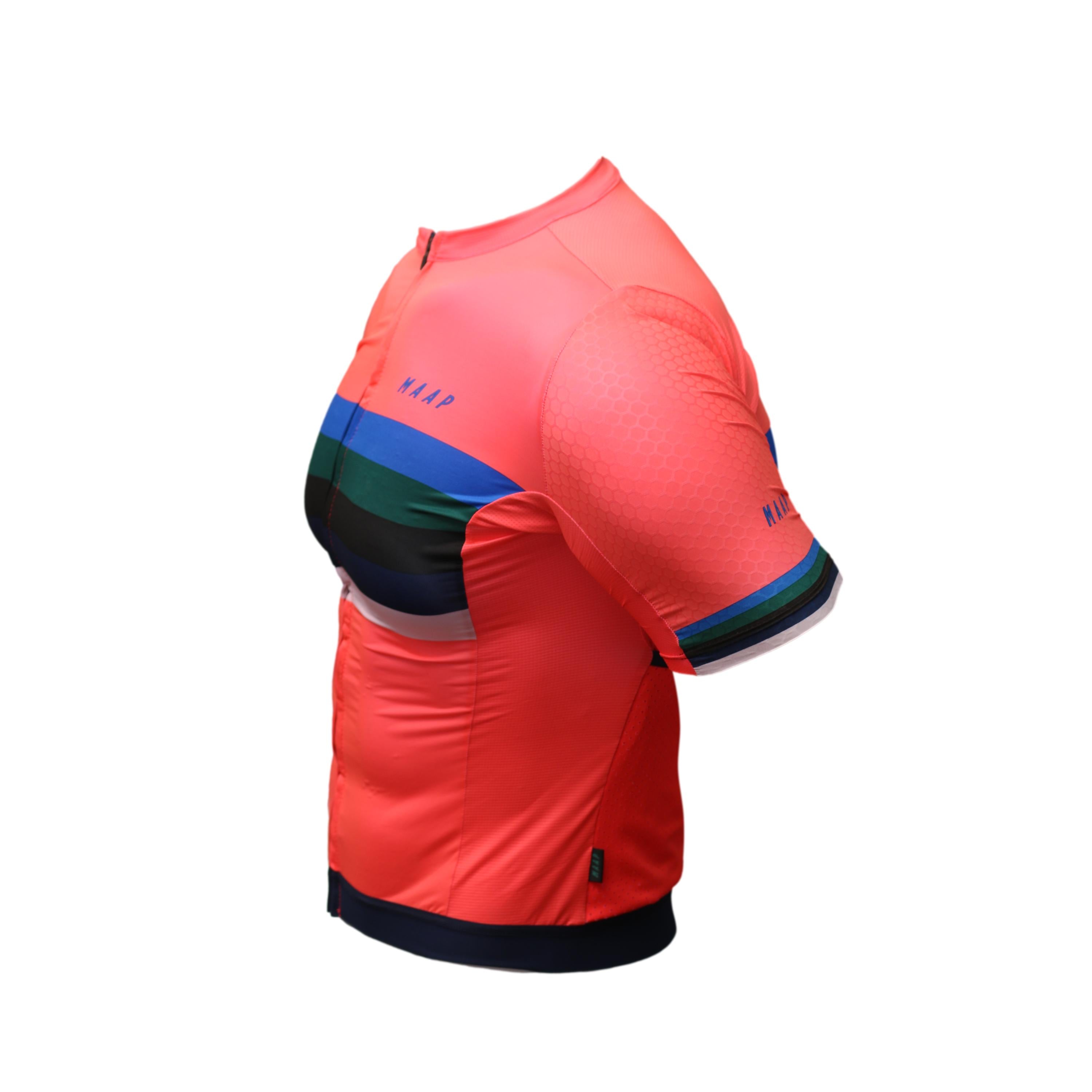 Jersey Feminina Ciclismo MAAP Worlds Pro Hex Rosa Coral - Tamanho XS