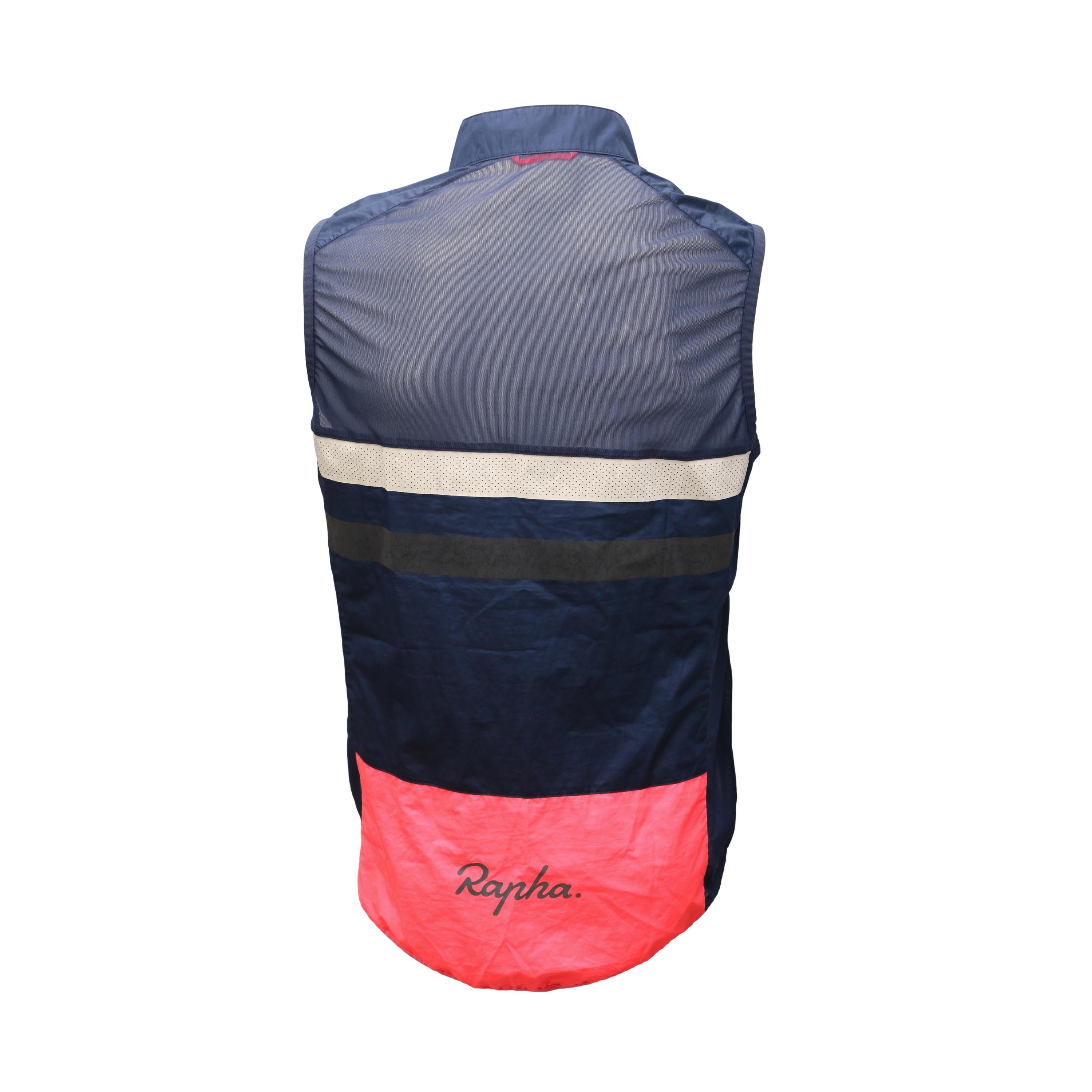 Colete Masculino Ciclismo Rapha Brevet Gilet	Azul Marinho - Tamanho L