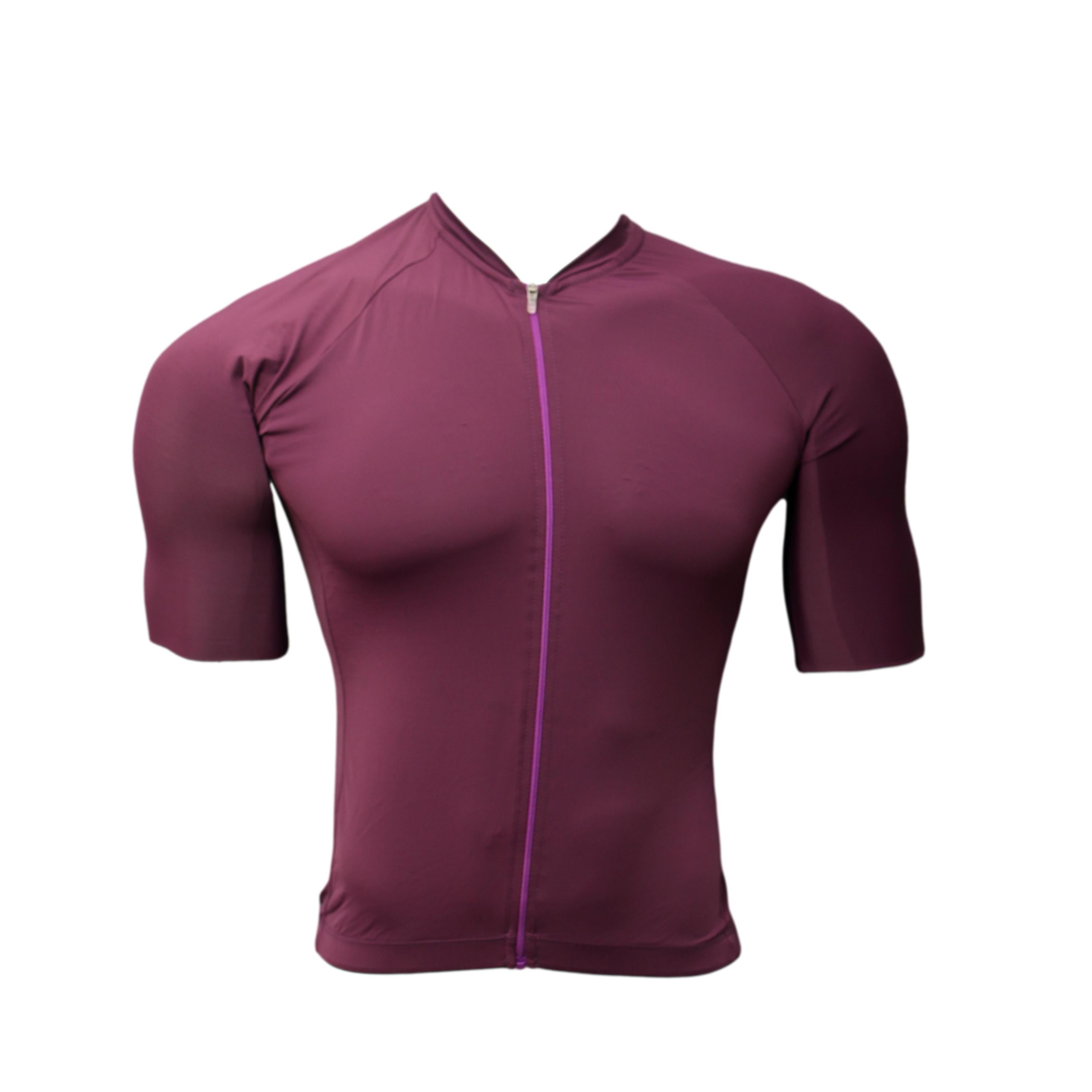 Jersey Masculino Ciclismo Drop Cores Cabernet Roxo - Tamanho M