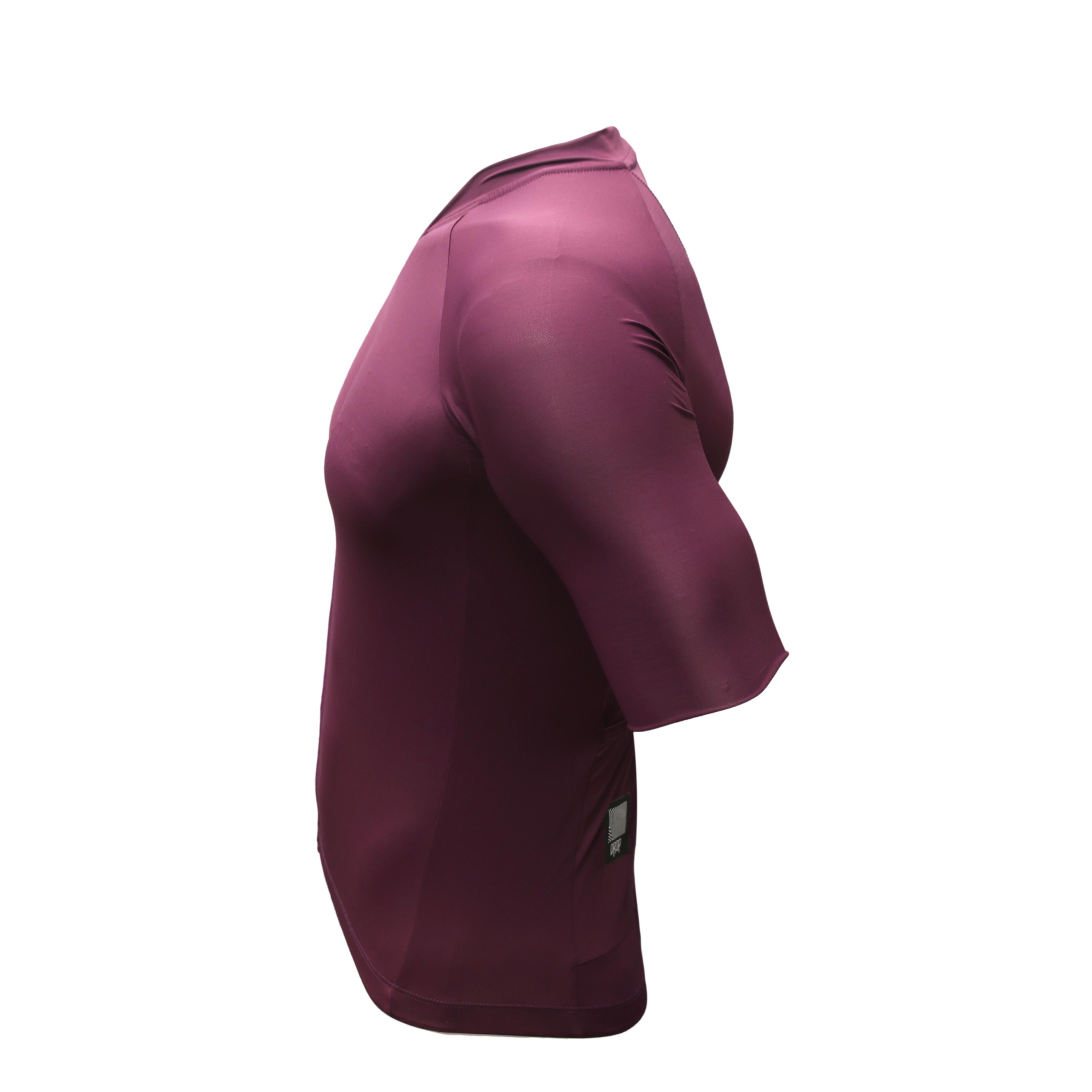 Jersey Masculino Ciclismo Drop Cores Cabernet Roxo - Tamanho M