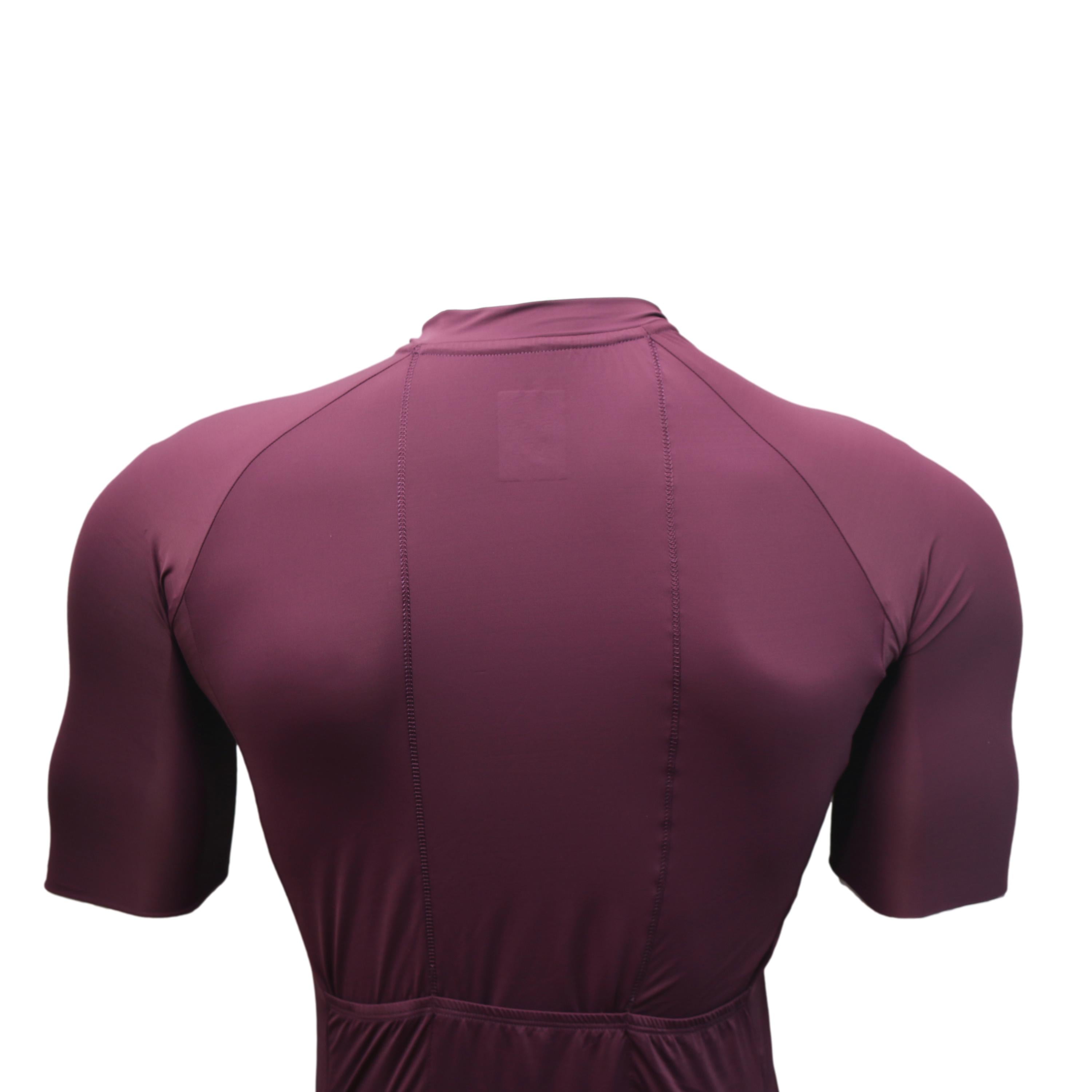 Jersey Masculino Ciclismo Drop Cores Cabernet Roxo - Tamanho M