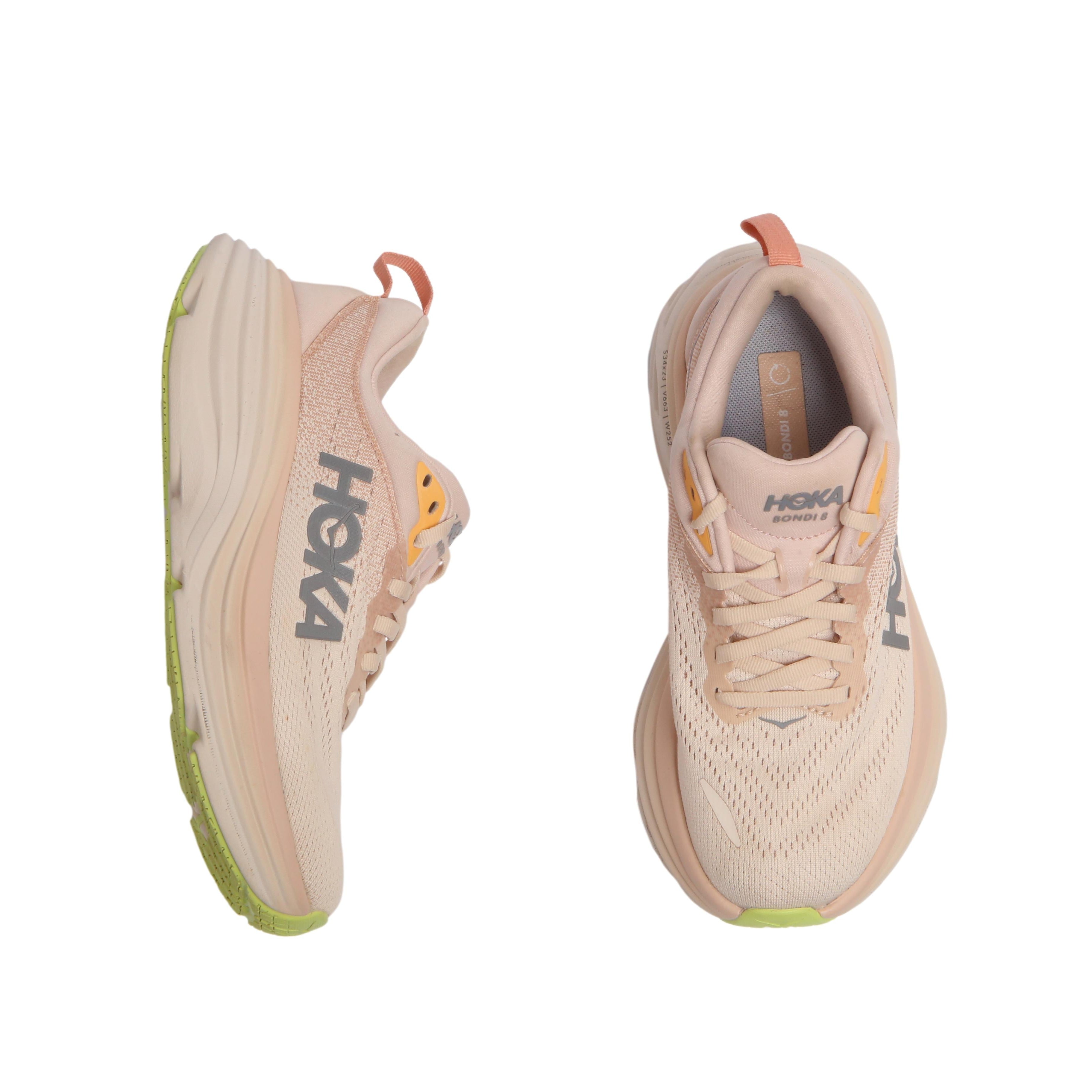 Tênis Feminino Corrida Hoka Bondi 8 Salmão - Tamanho 34