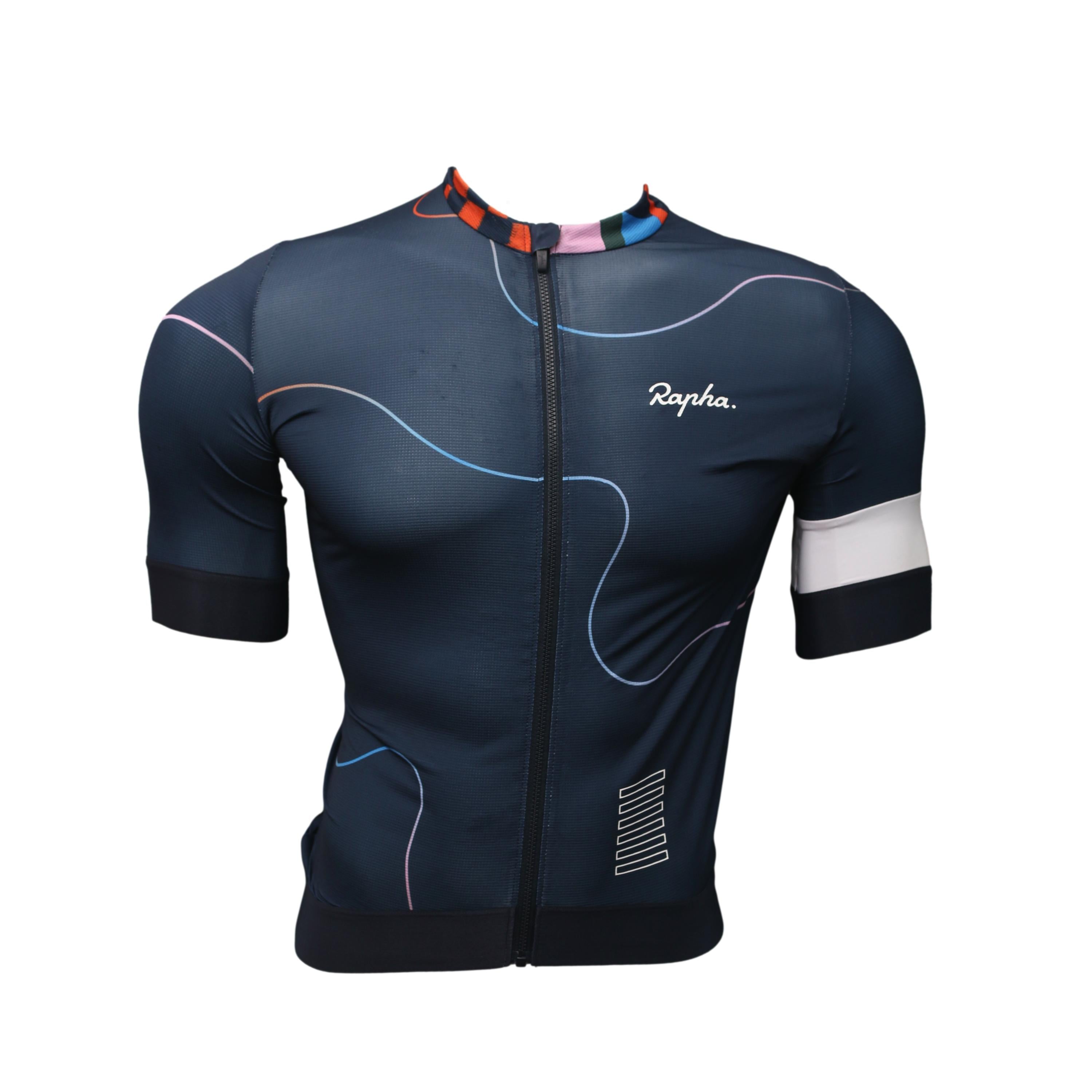 Jersey Masculino Ciclismo Rapha Pro Team Azul Marinho - Tamanho M