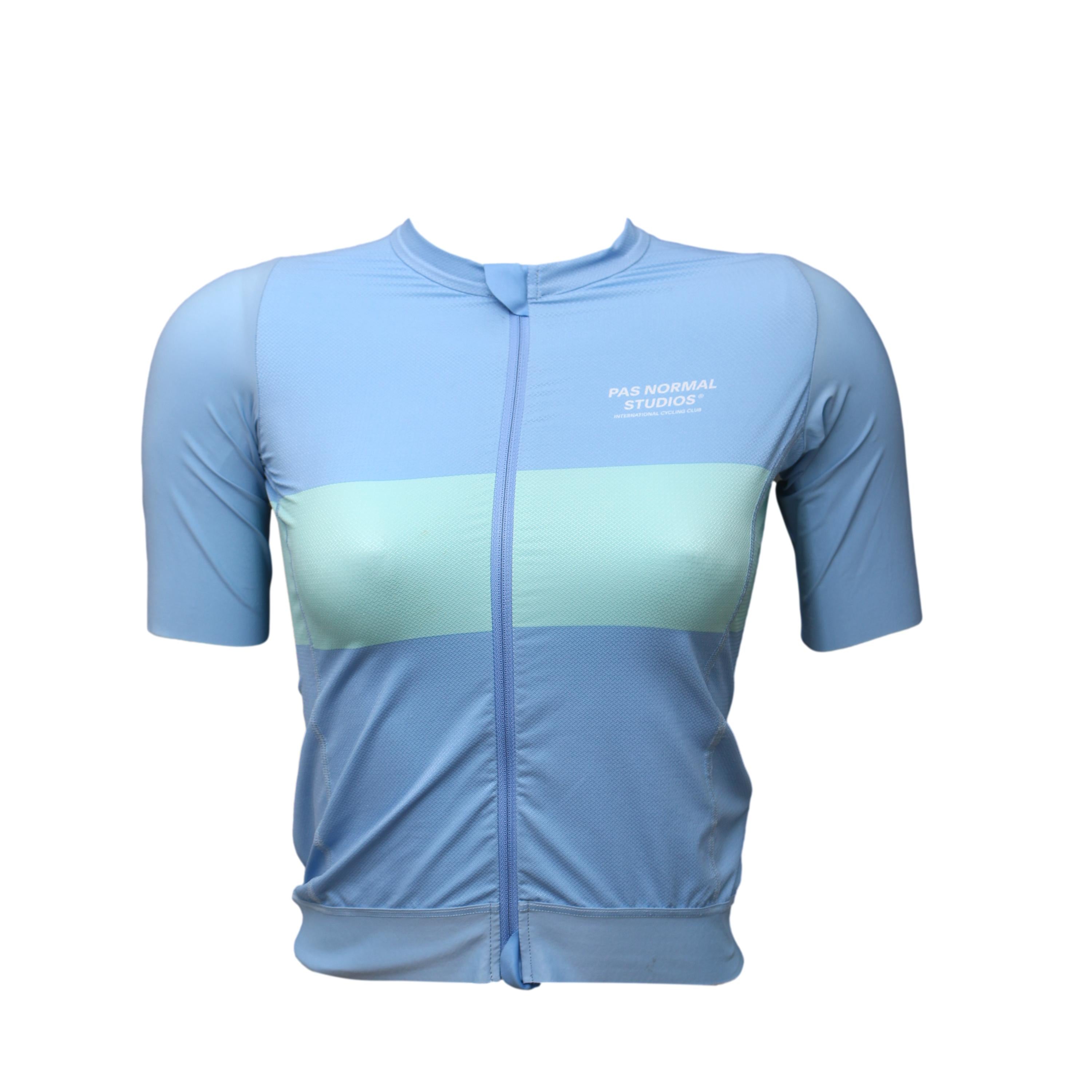 Jersey Feminina Ciclismo PAS Normal Studios Solitude Azul Claro - Tama