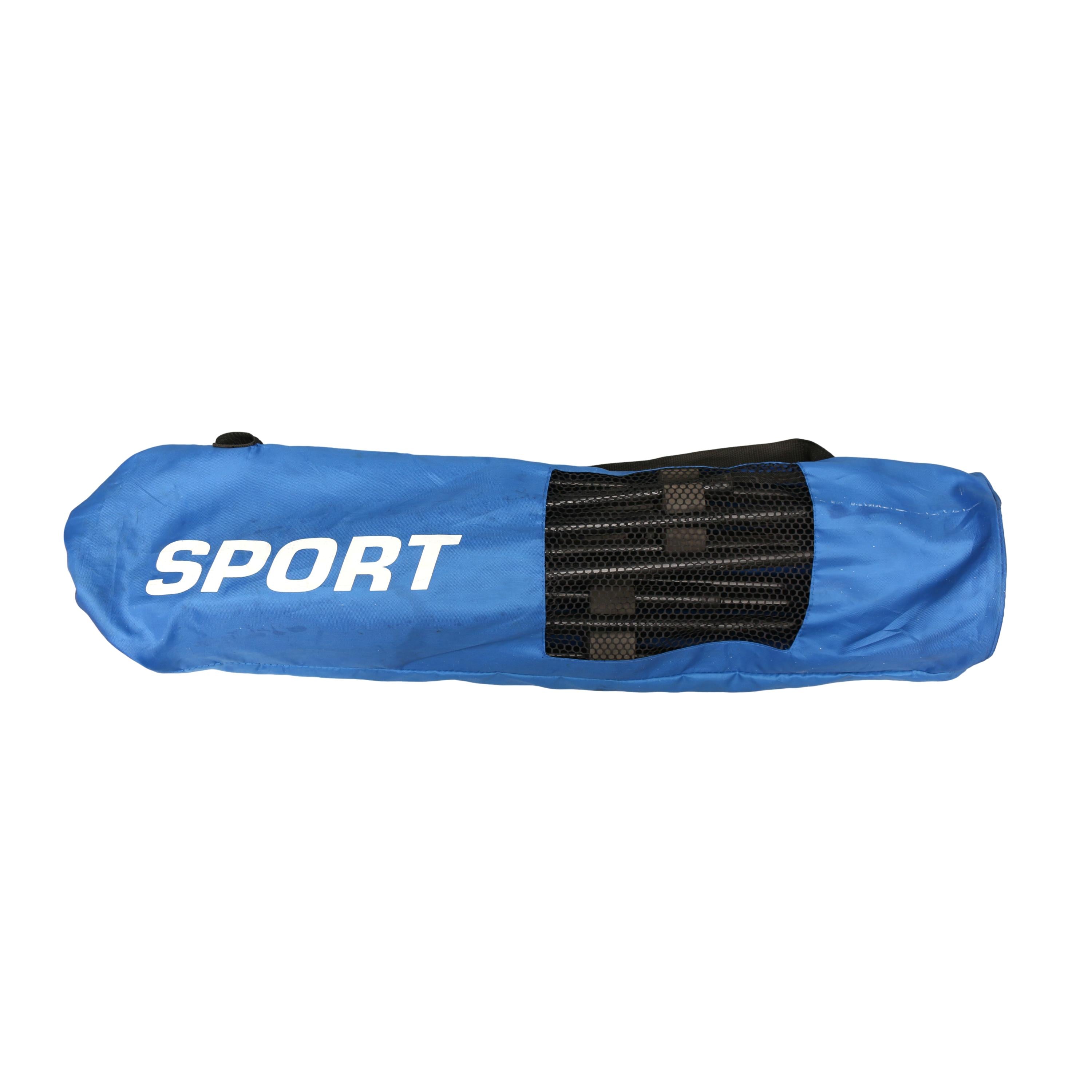 Kit Rede De Vôlei De Praia Desmontável Unissex Sport One EVO Preto e Azul - Tamanho 300x80 cm