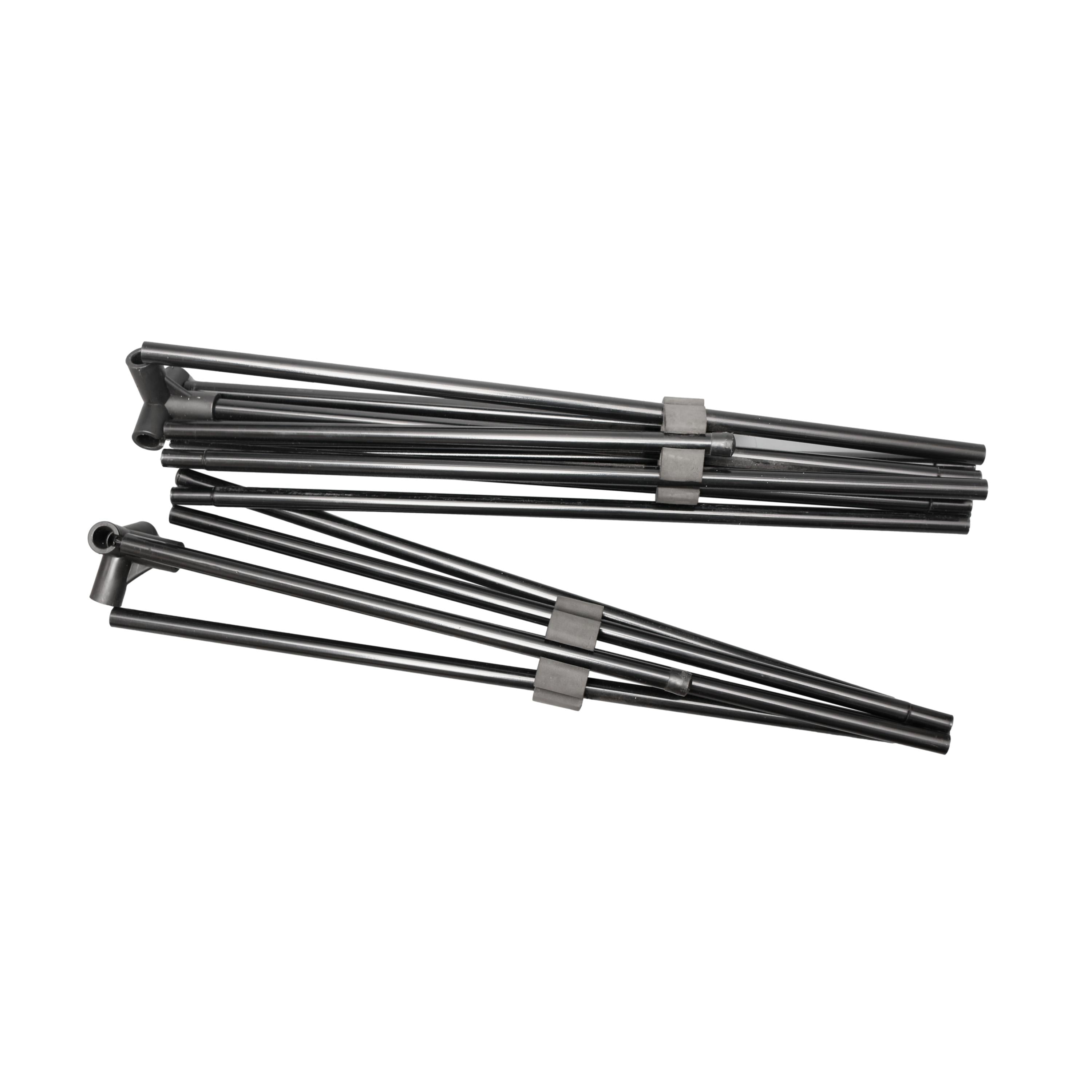 Kit Rede De Vôlei De Praia Desmontável Unissex Sport One EVO II Preto e Azul - Tamanho 300x80 cm