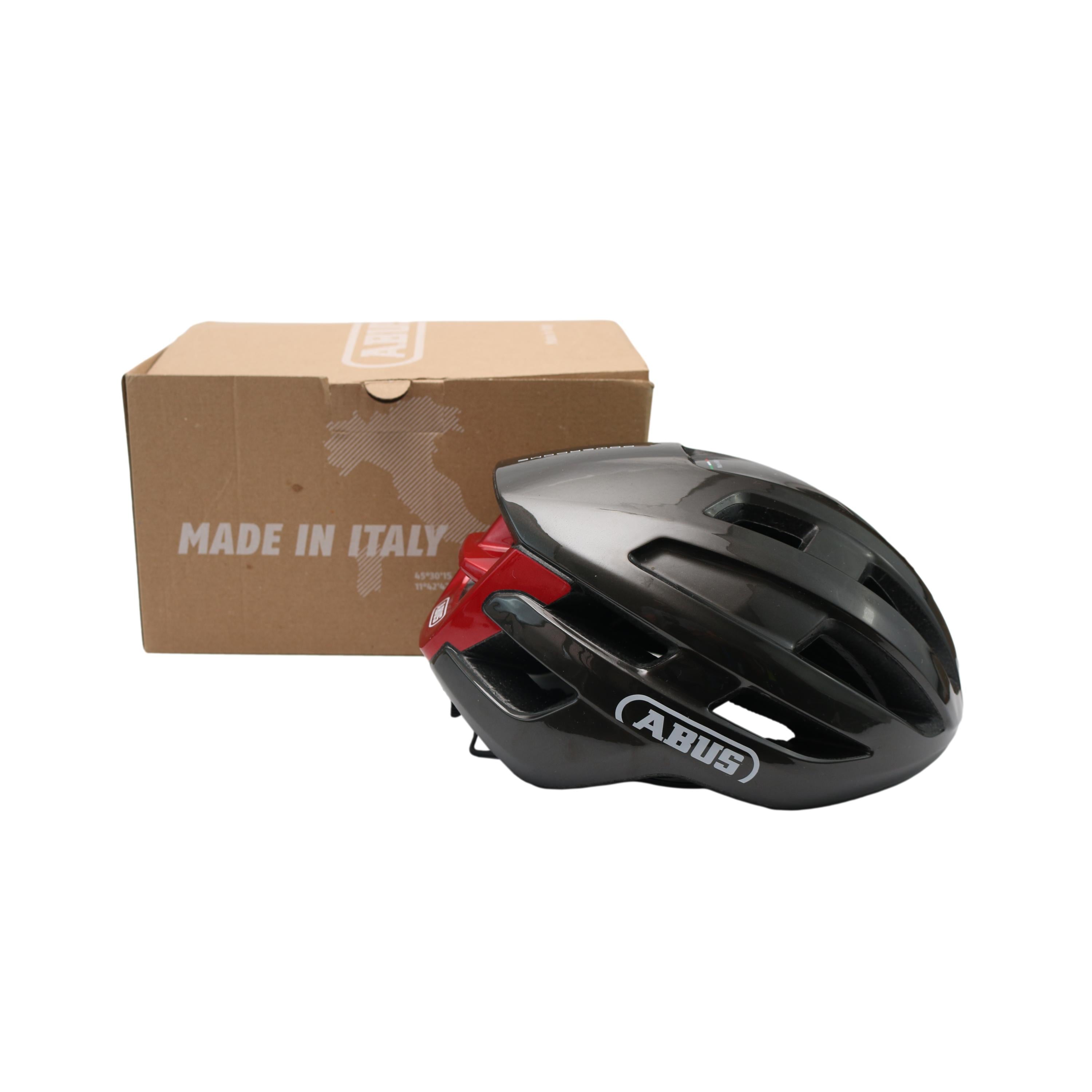 Capacete Unissex Abus Powerdome Cinza Escuro - Tamanho 54/58cm