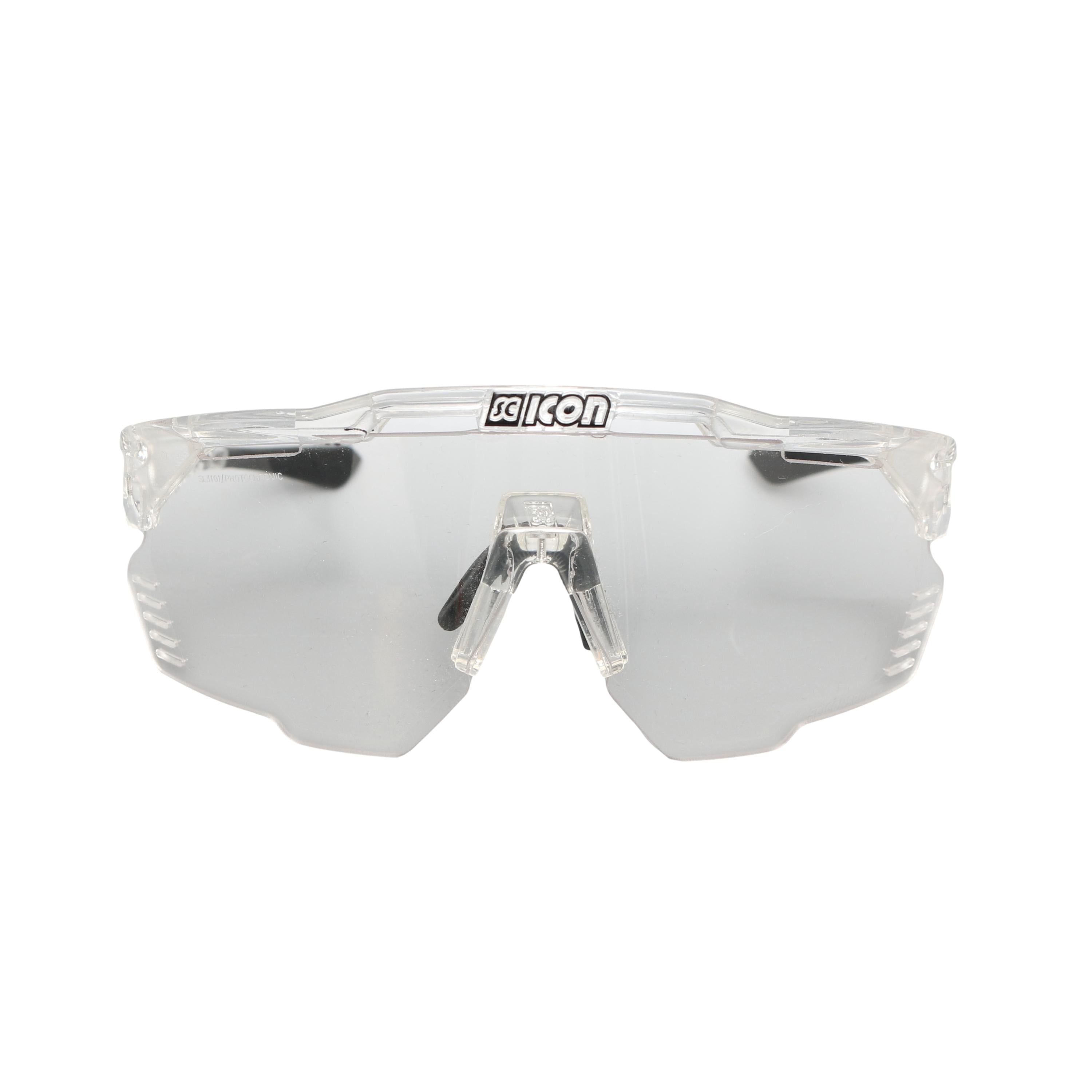 Óculos Unissex Ciclismo Scicon Crystal Gloss Aerowing Transparente - Tamanho Único