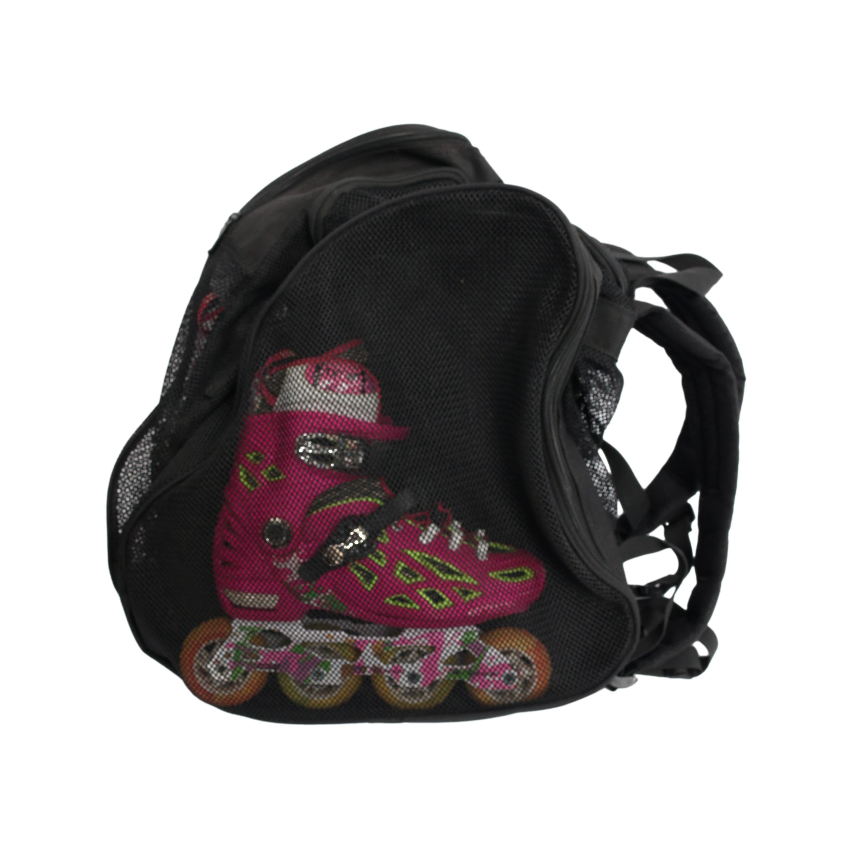 Patins Feminino Traxart New Generation Rosa - Tamanho P + Kit Proteção