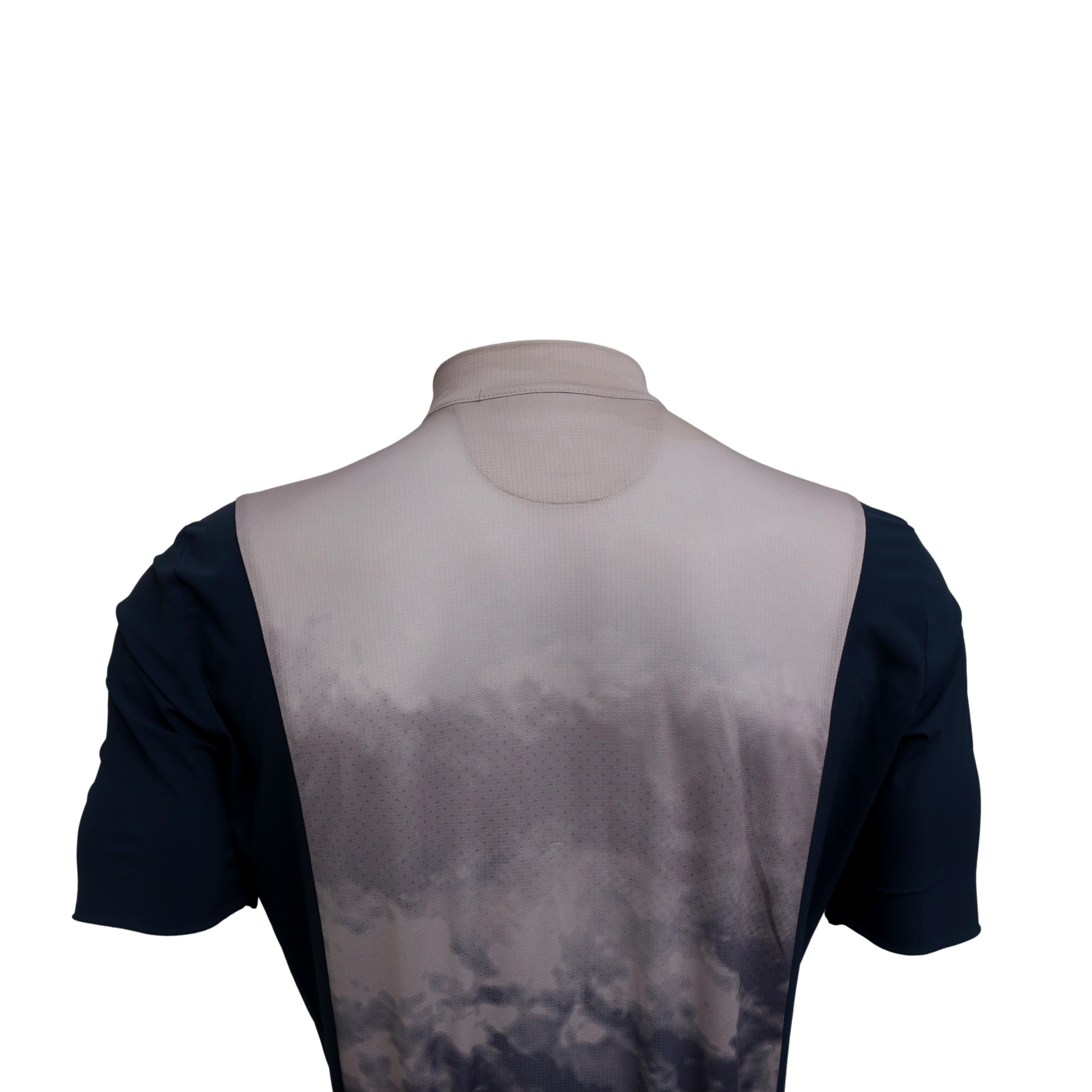 Jersey Masculina Ciclismo Castelli Cinza e Azul - Tamanho 2XL