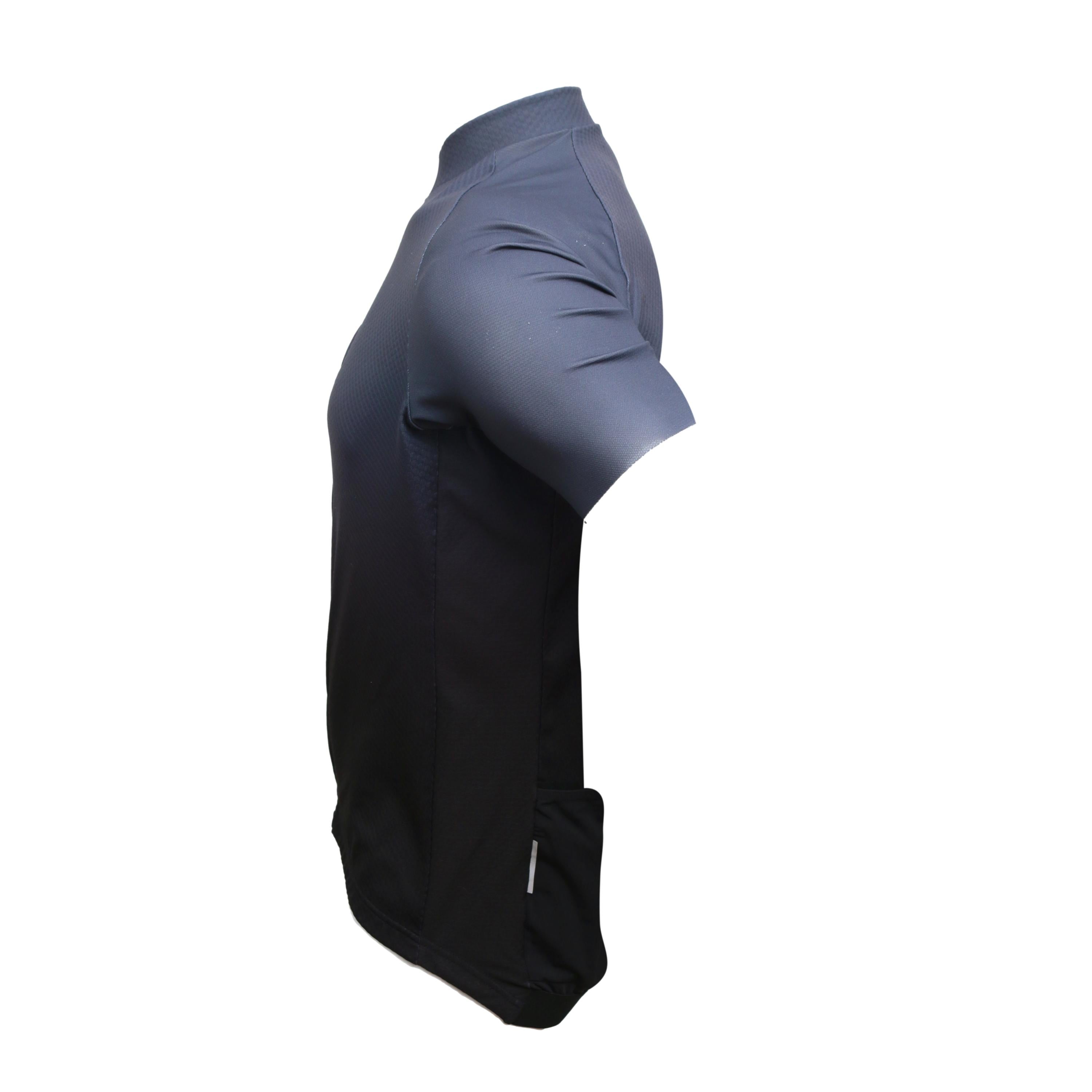 Jersey Masculina Ciclismo Assos The New Mille GT Cinza com Degradê Preto - Tamanho XL