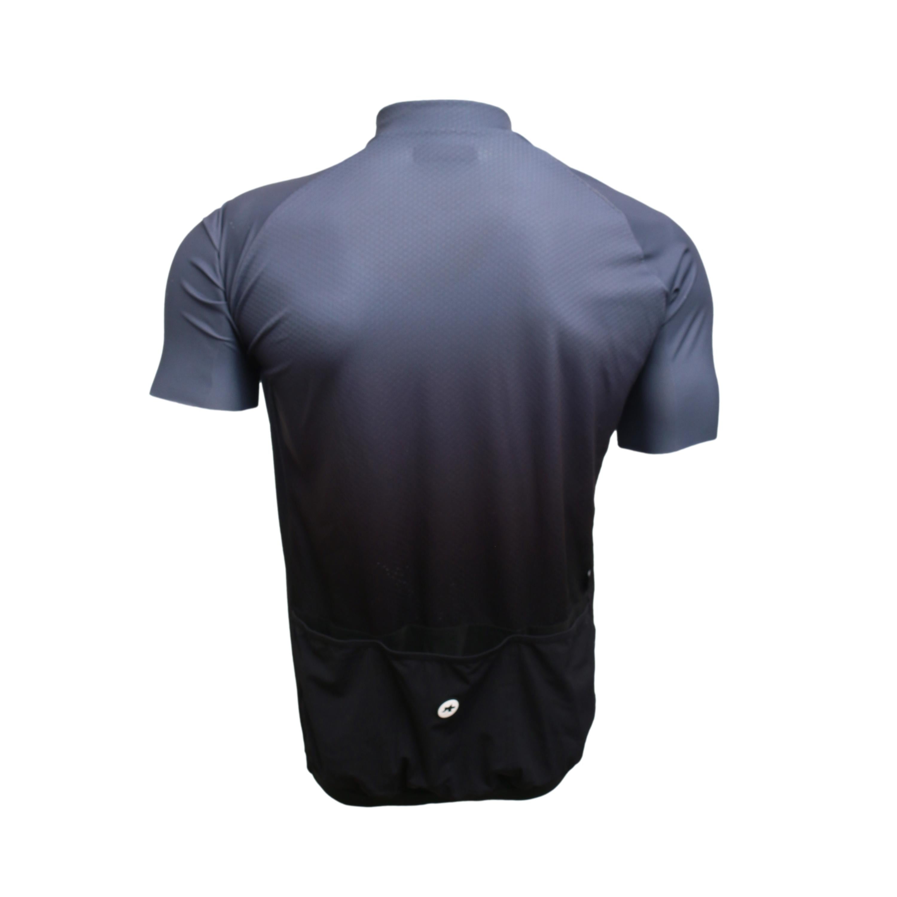 Jersey Masculina Ciclismo Assos The New Mille GT Cinza com Degradê Preto - Tamanho XL