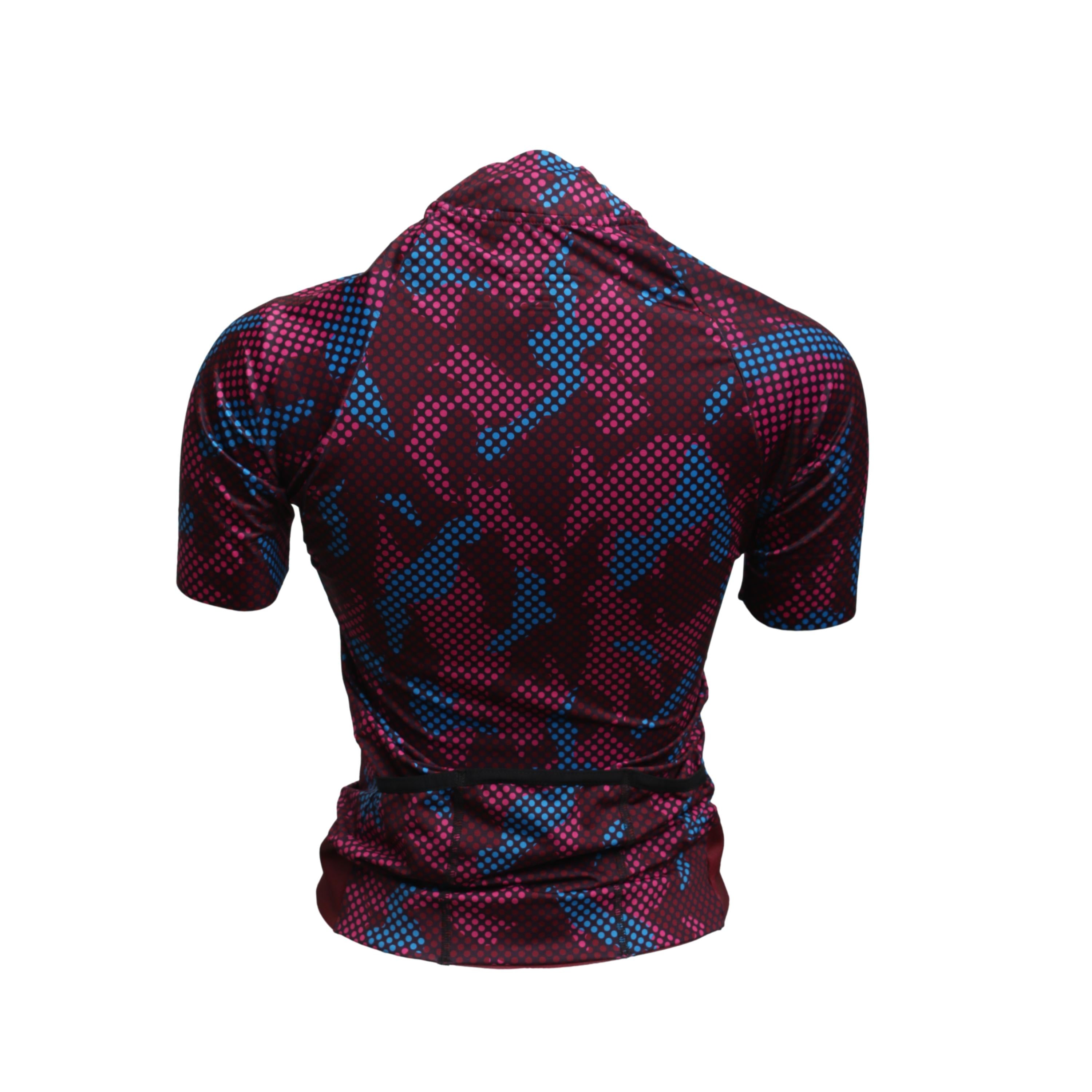 Jersey Feminina Bioracer Epic Rosa Poá Com Manguito - Tamanho M