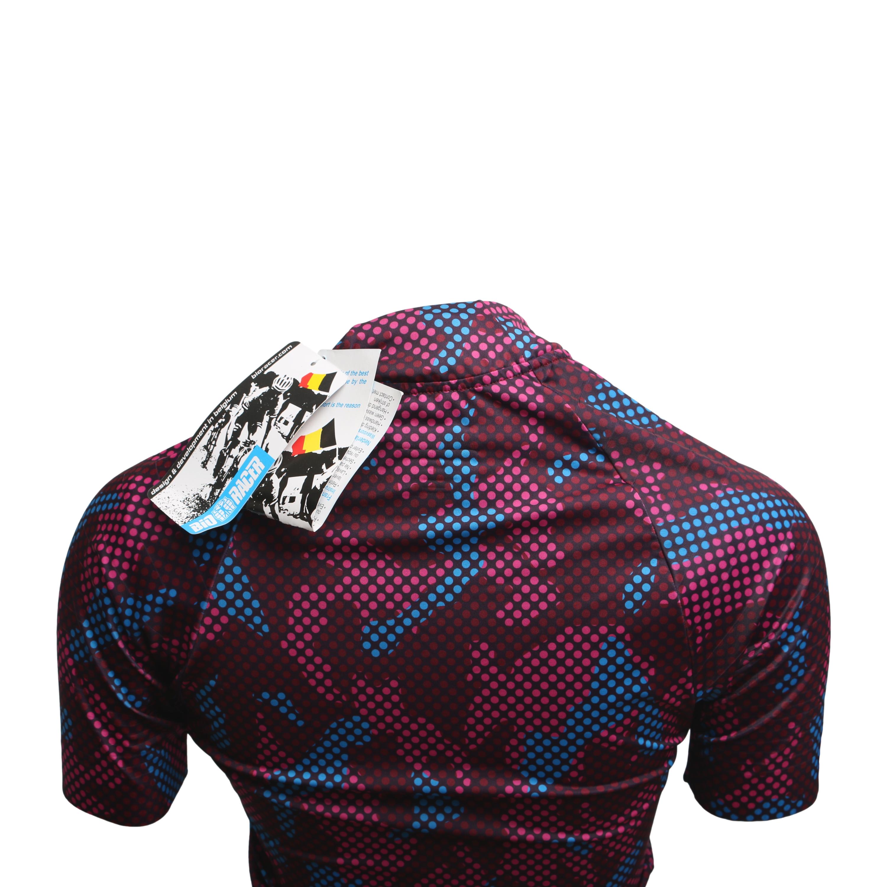 Jersey Feminina Bioracer Epic Rosa Poá Com Manguito - Tamanho M
