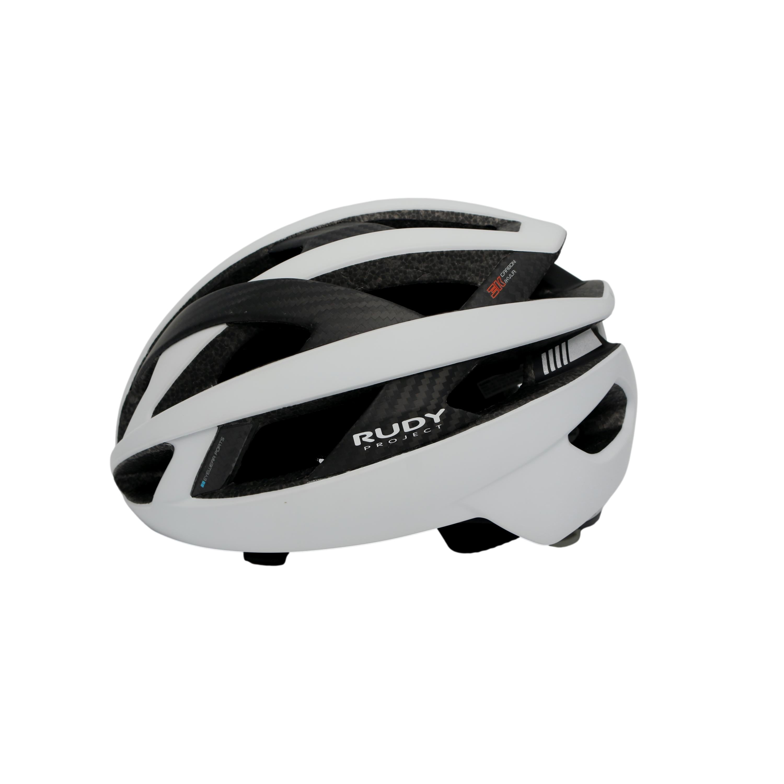 Capacete Unissex Ciclismo Rudy Project Rebel Helmet Branco - Tamanho S - M (55cm - 58cm)
