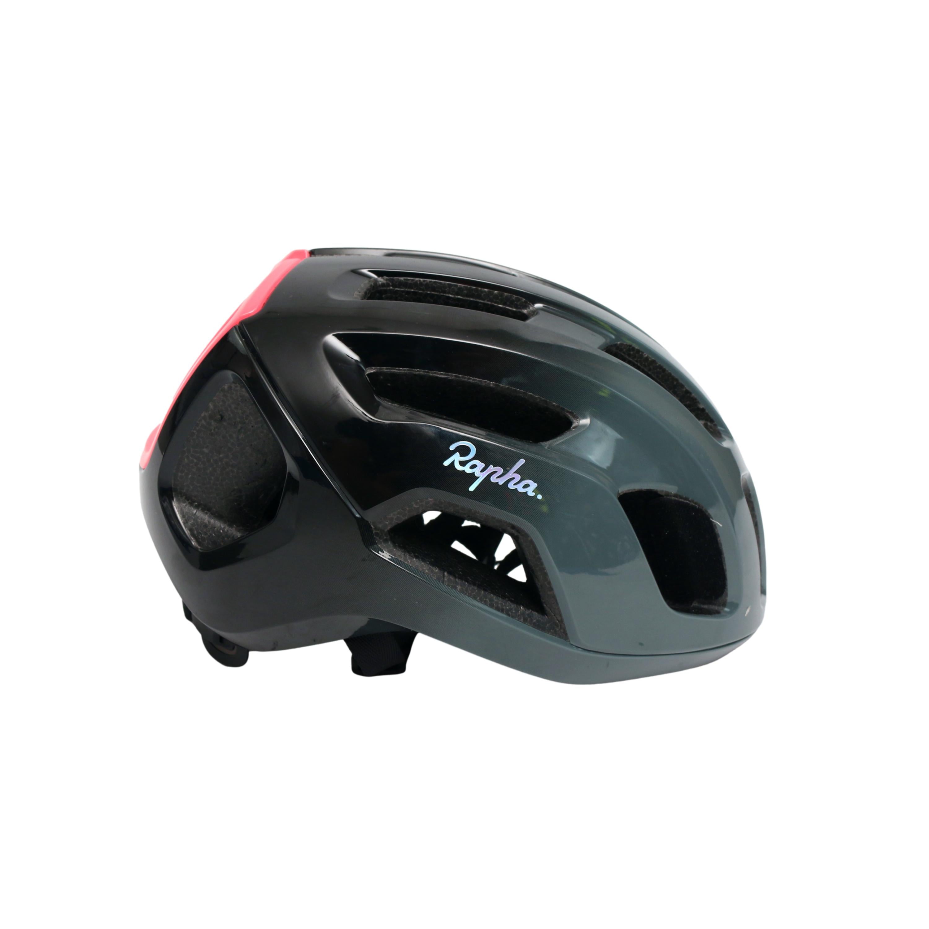 Capacete Unissex Ciclismo Rapha POC Ventral Air Cinza, Preto e Rosa - Tamanho S (52cm - 56cm)