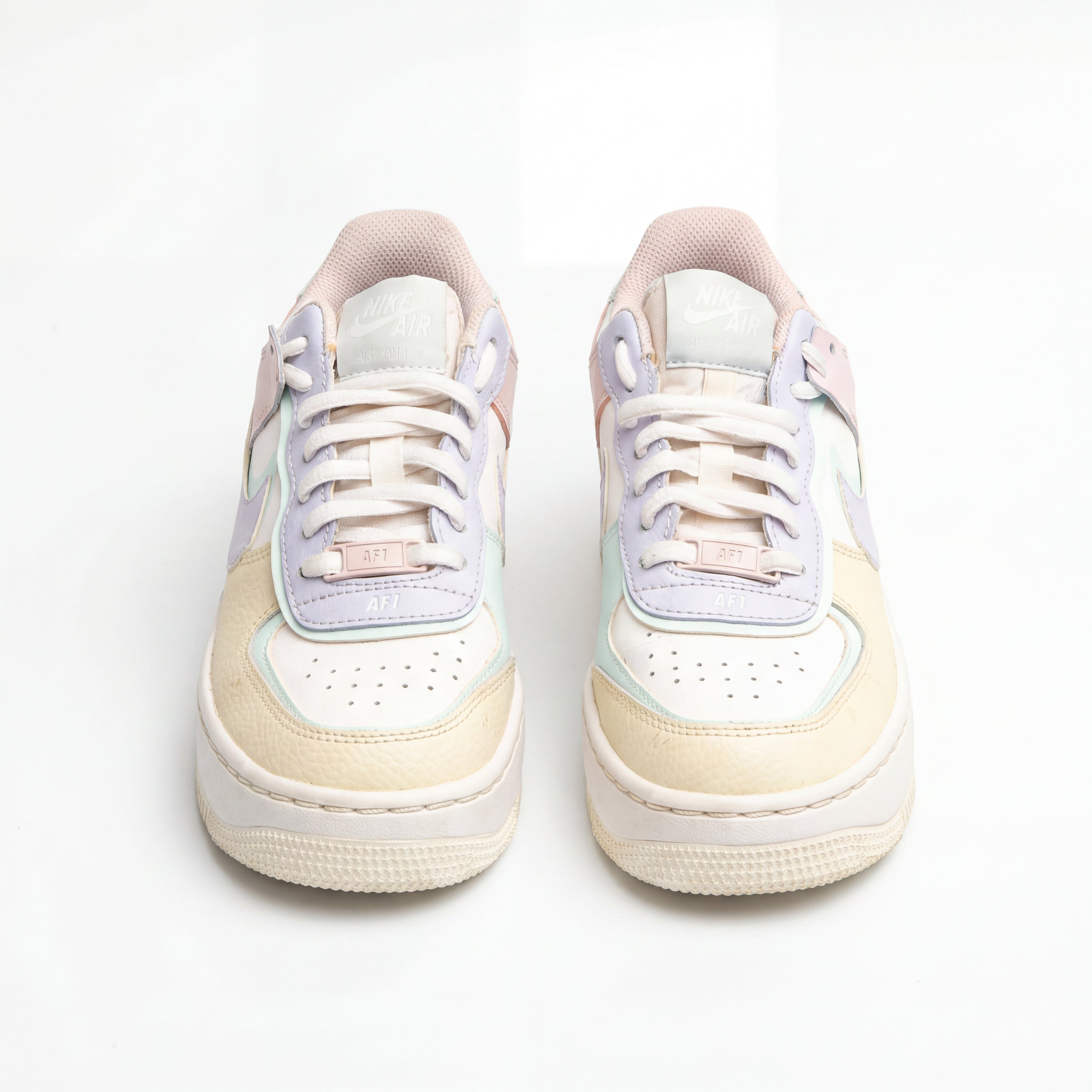 Tênis Feminino Casual Nike Air Force - Shadow Cashmere Lilás e Rosa - Tamanho 35 BR