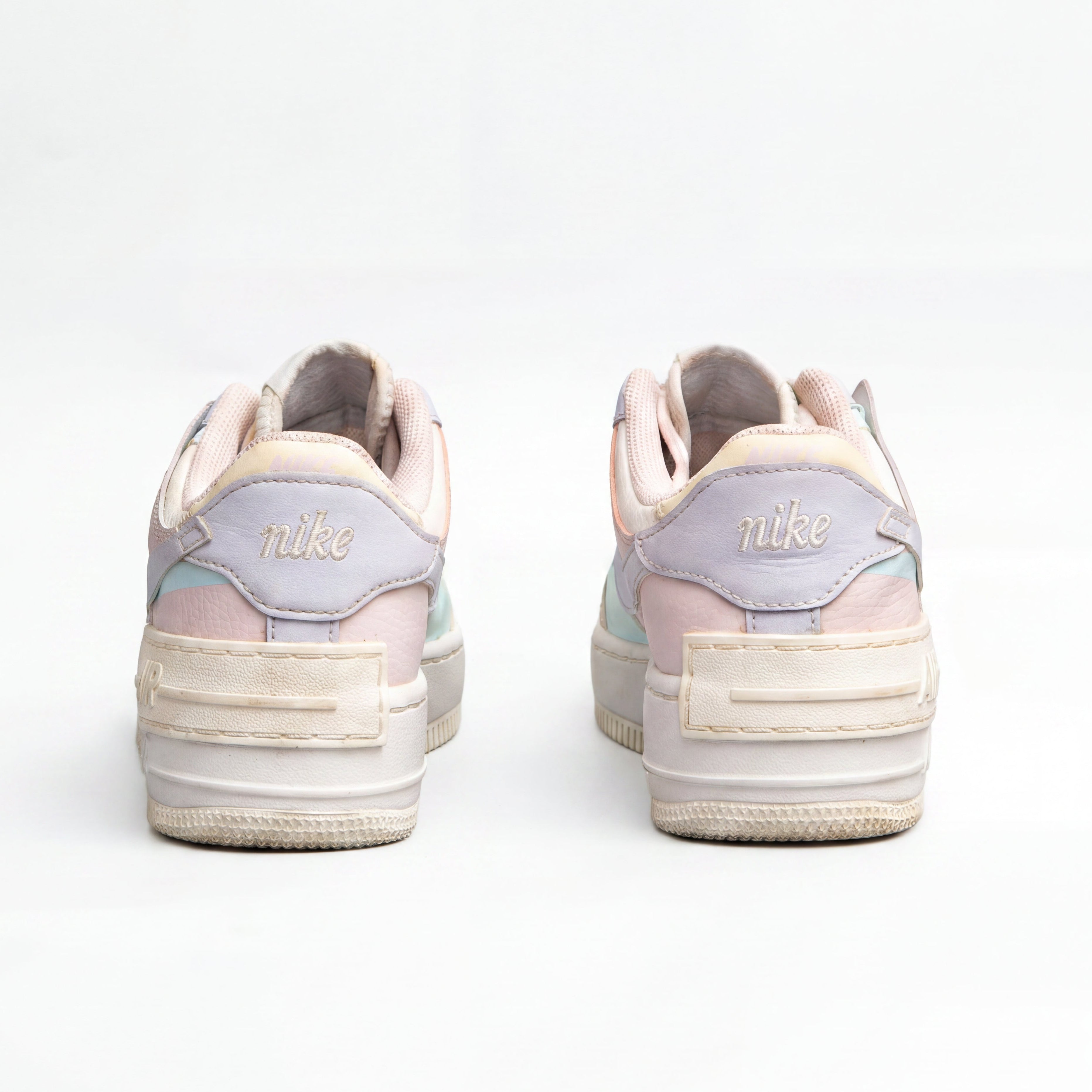 Tênis Feminino Casual Nike Air Force - Shadow Cashmere Lilás e Rosa - Tamanho 35 BR