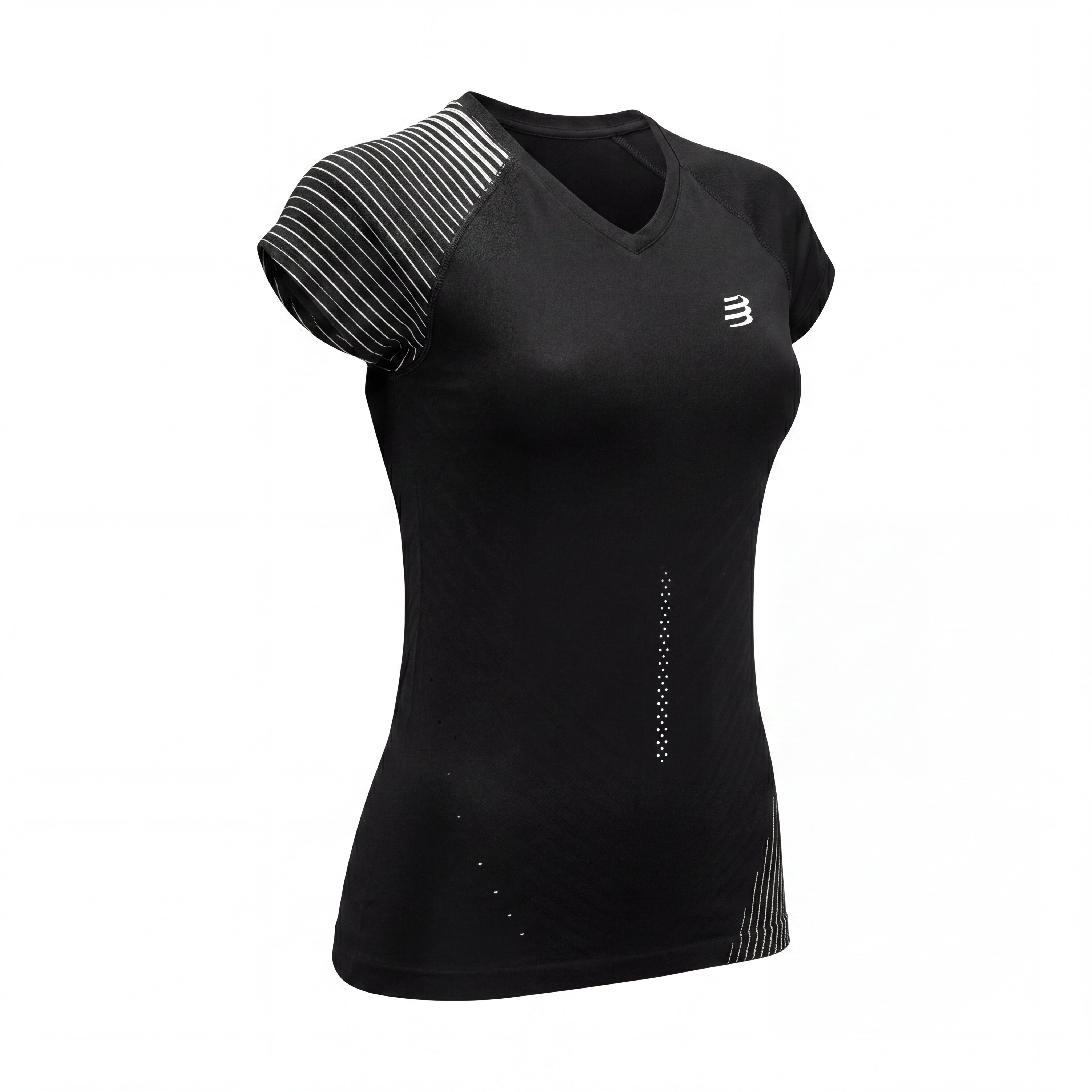 Camiseta Feminina Compressport Preto - Tamanho P - foto 3