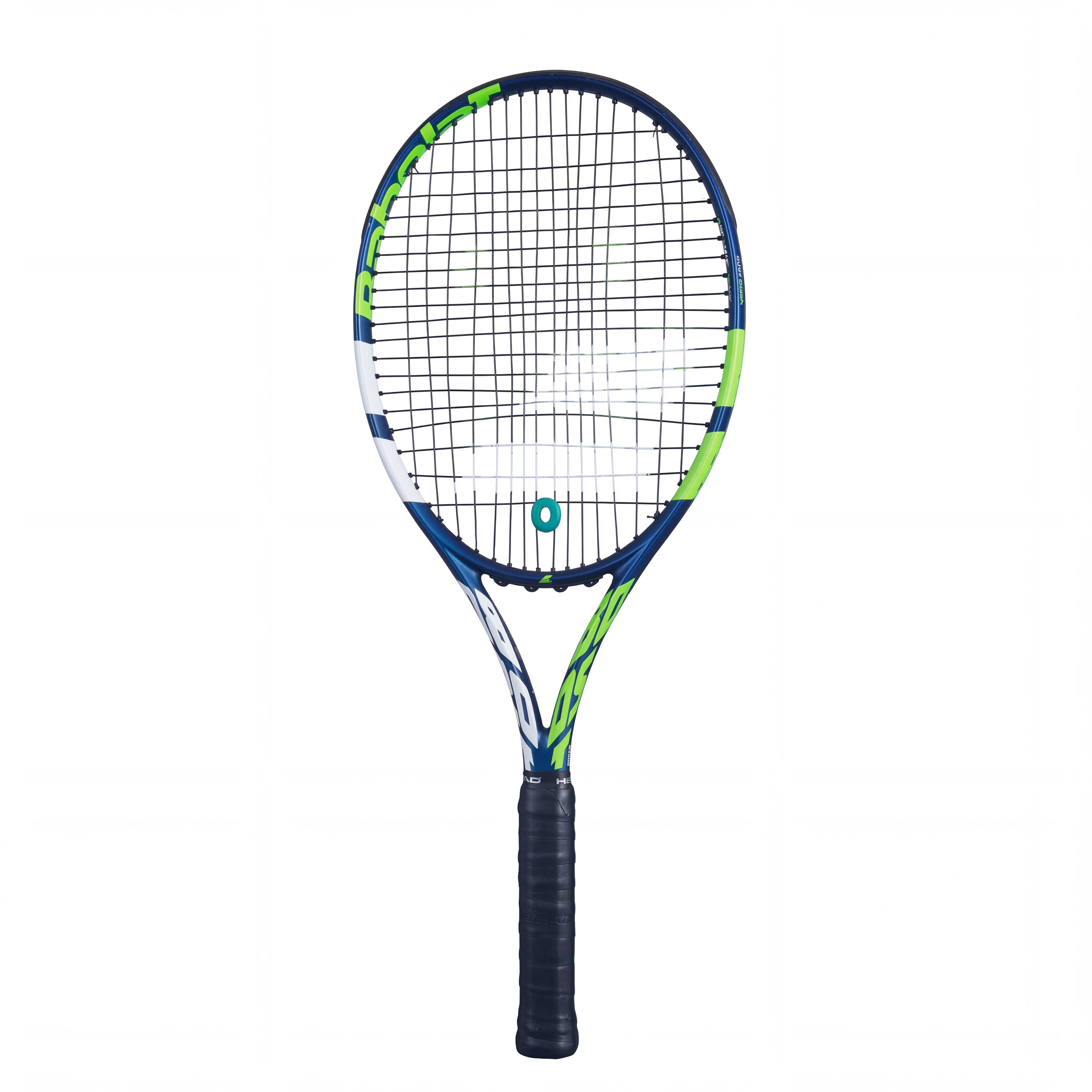 F176 Fernando Senna ----- Raquete Unissex Tênis Babolat Boost Drive Azul, Verde, Branco - Tamanho M (2 4-1/4)