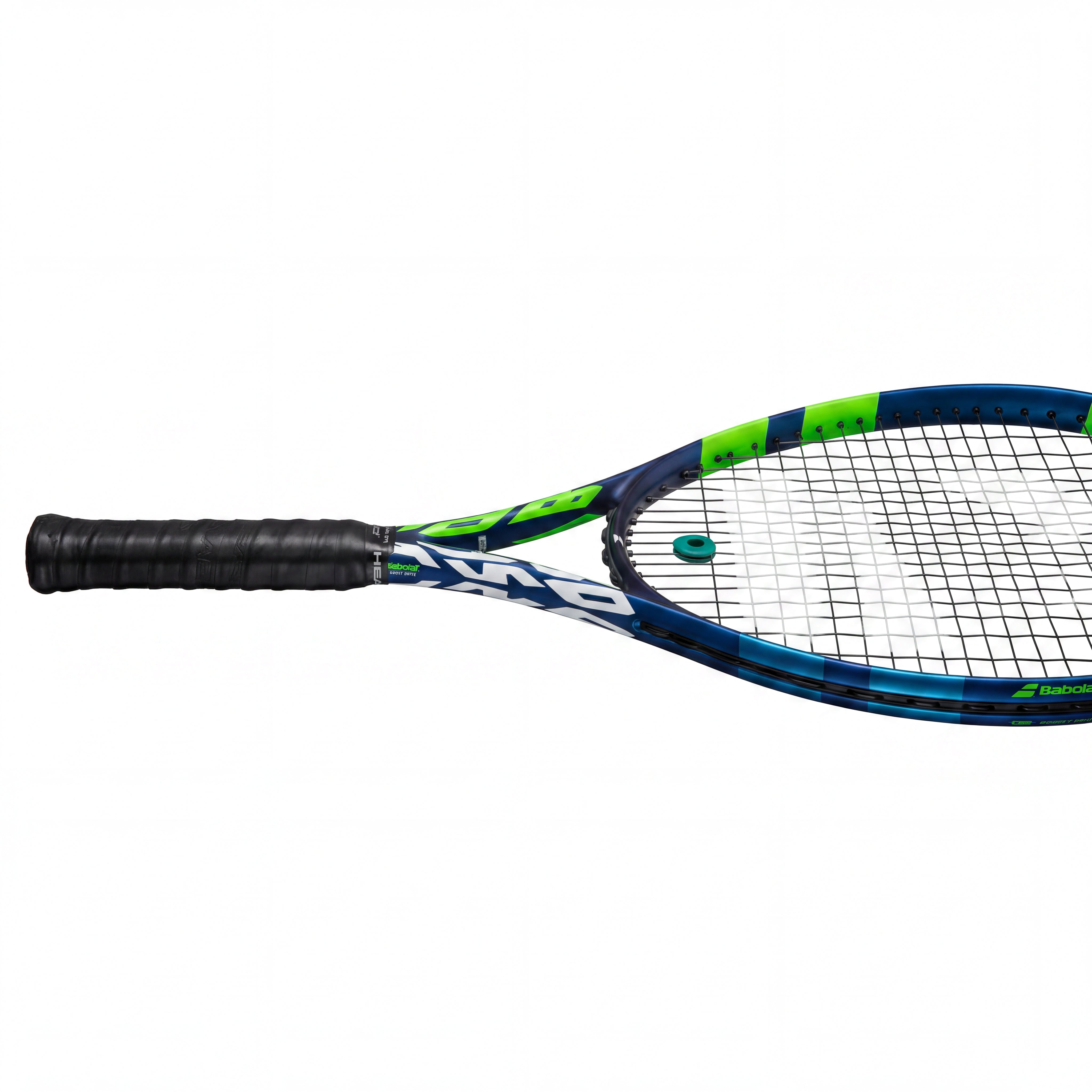 F176 Fernando Senna ----- Raquete Unissex Tênis Babolat Boost Drive Azul, Verde, Branco - Tamanho M (2 4-1/4)