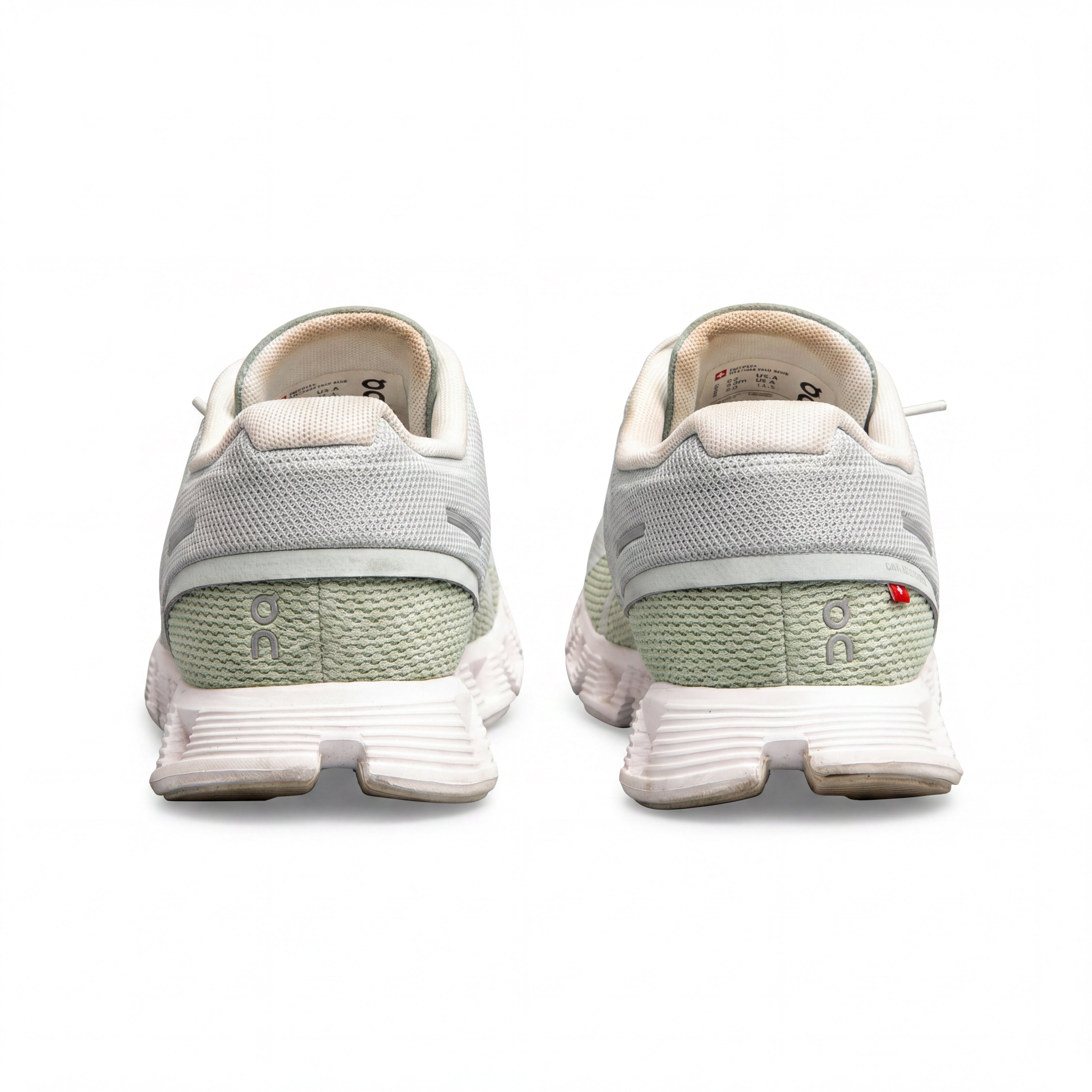 Tênis Feminino Casual On Running Cloud 5 Verde e Cinza - Tamanho 38.5 Europa
