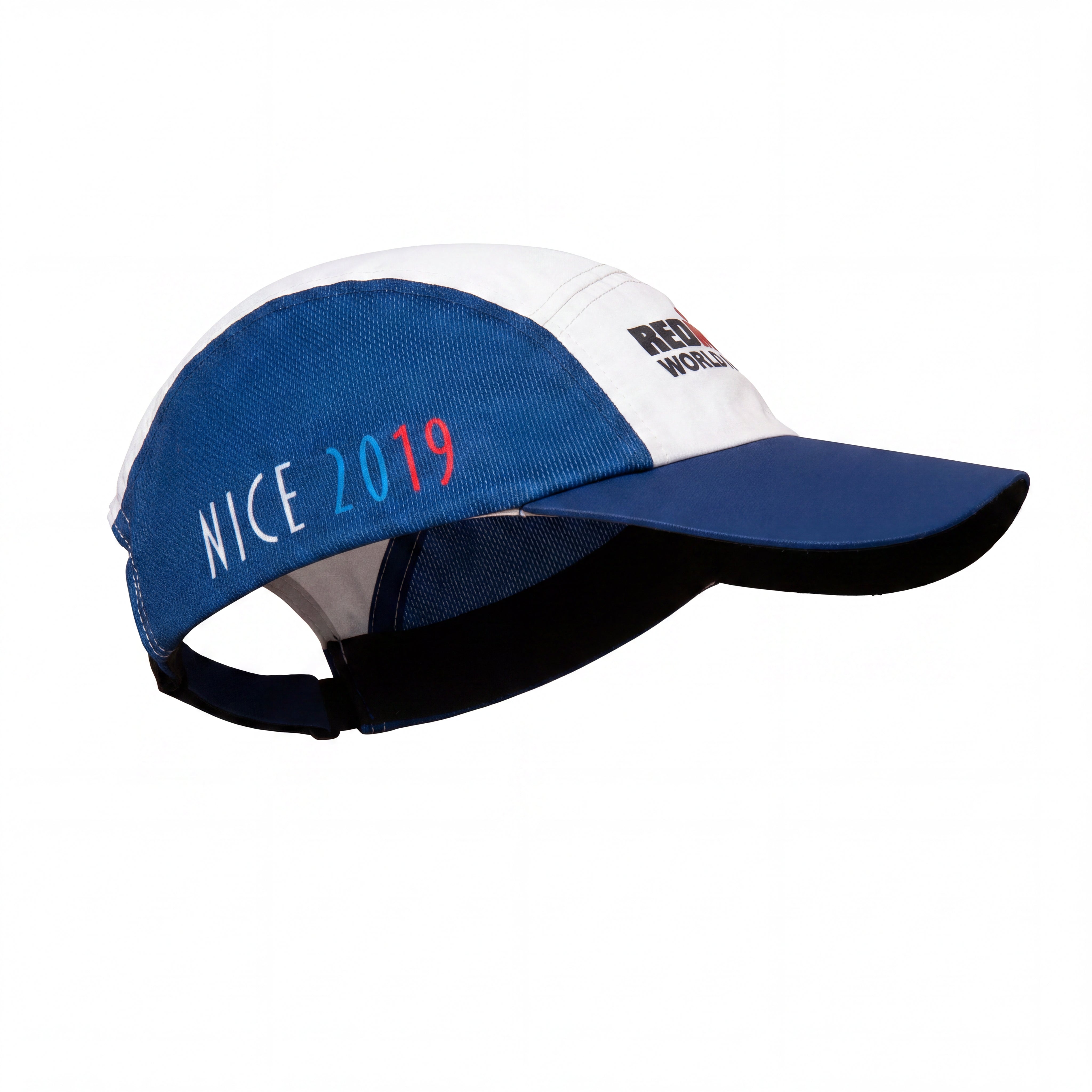 Boné Unissex IronMan 70.3 Nice Azul e Branco - Tamanho Único