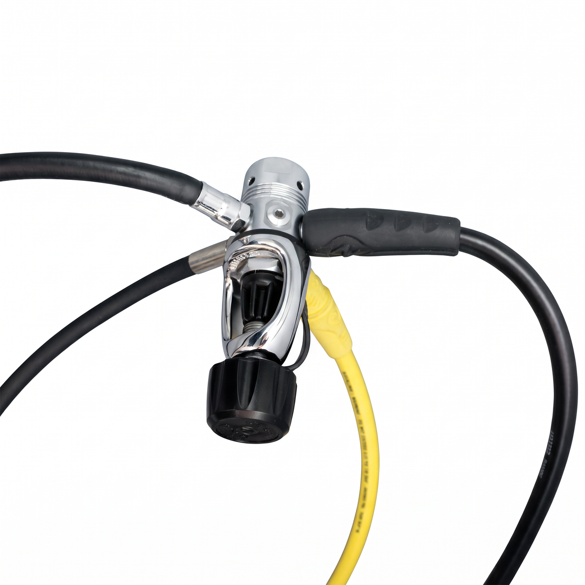 Regulador De Mergulho Aqua Lung Calypso Preto e Amarelo - Tamanho Único