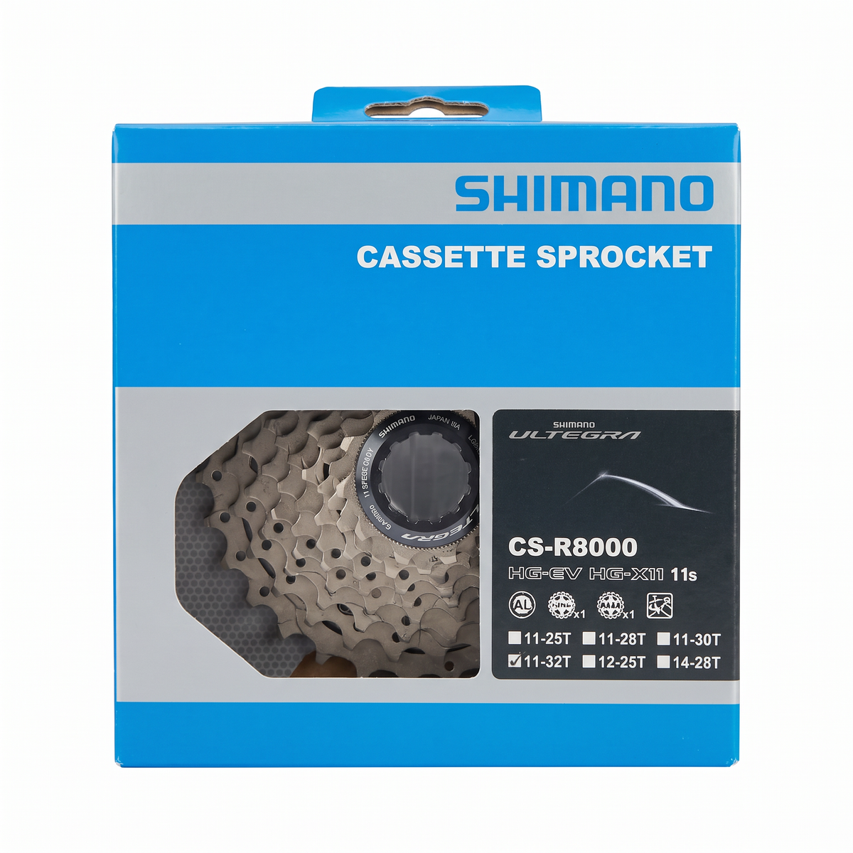 Cassete Shimano Ultegra CS R8000 - Tamanho 11-32T
