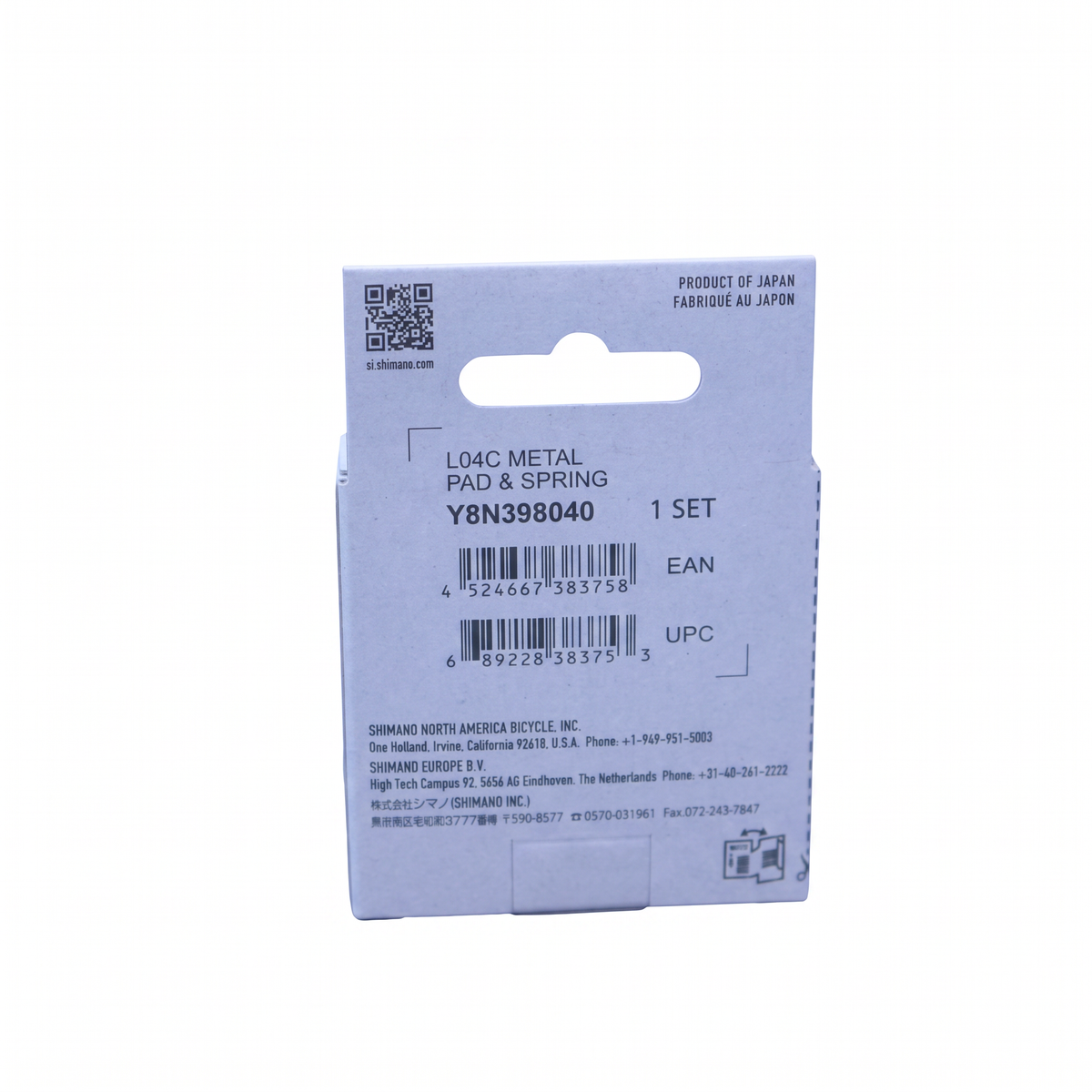 Pastilha Freio a Disco Feminino Shimano BP-L04C-MF