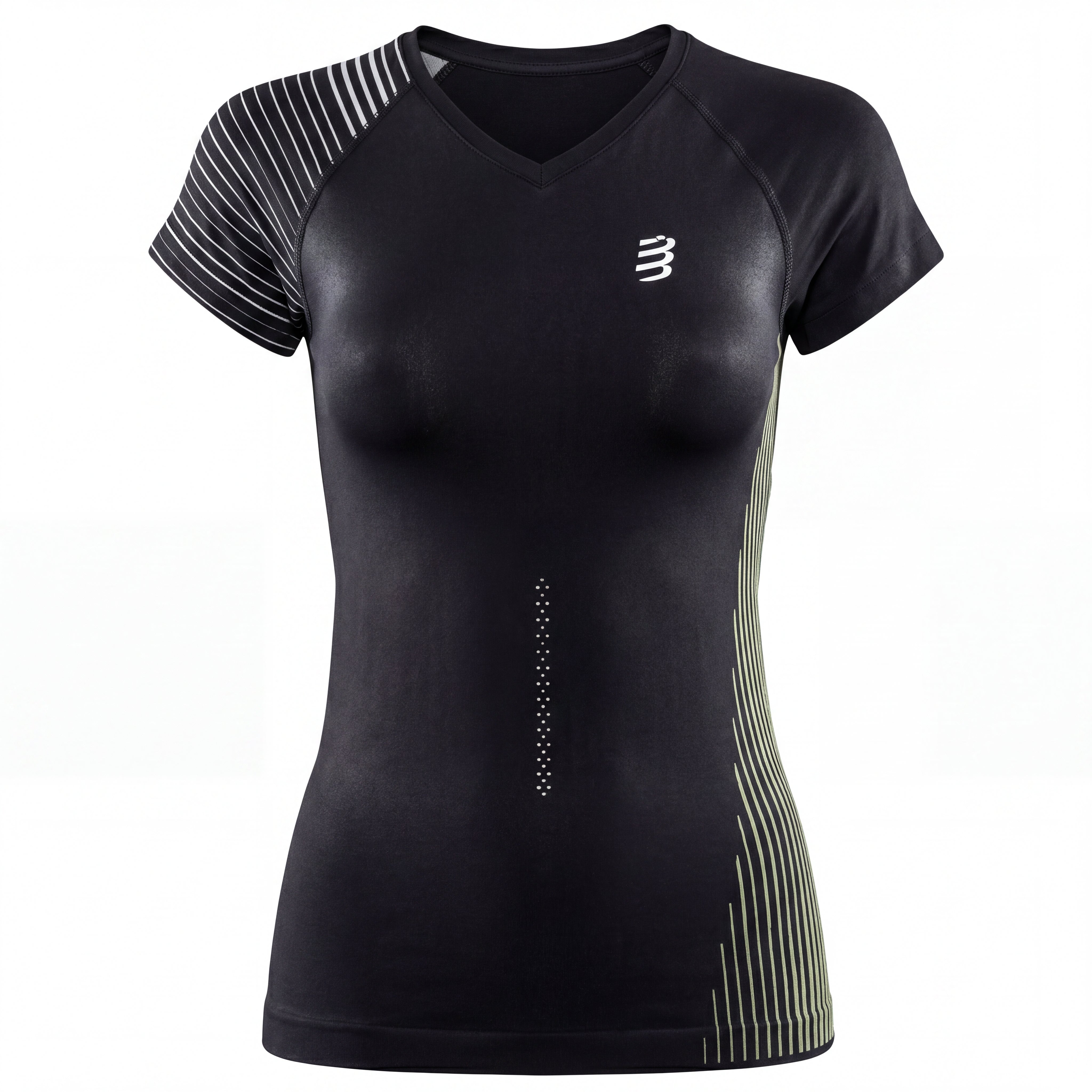 Camiseta Feminina Compressport Preto - Tamanho P