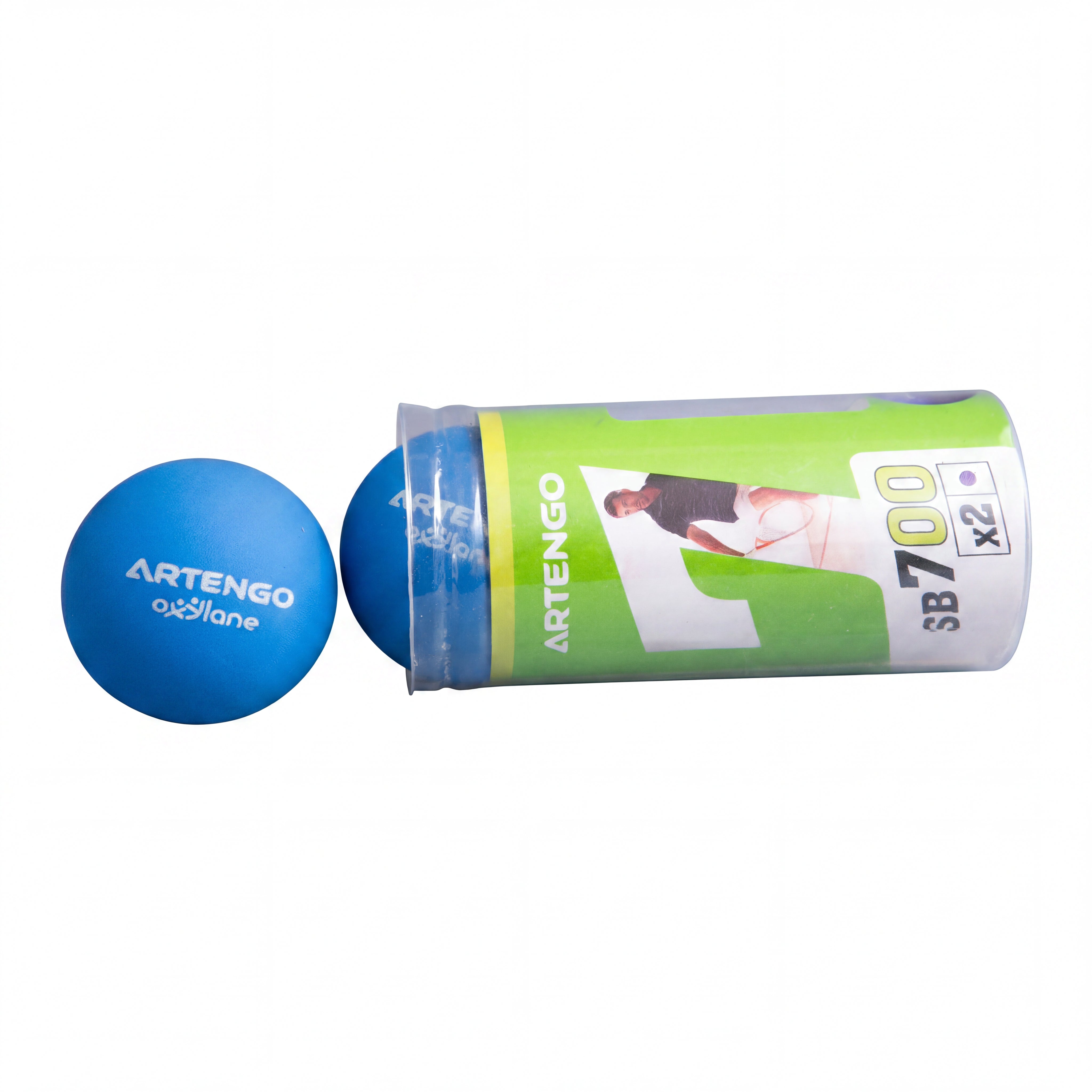 Bola squash Unissex Squash Artengo SB 700 Azul Caixa com 2 unidades