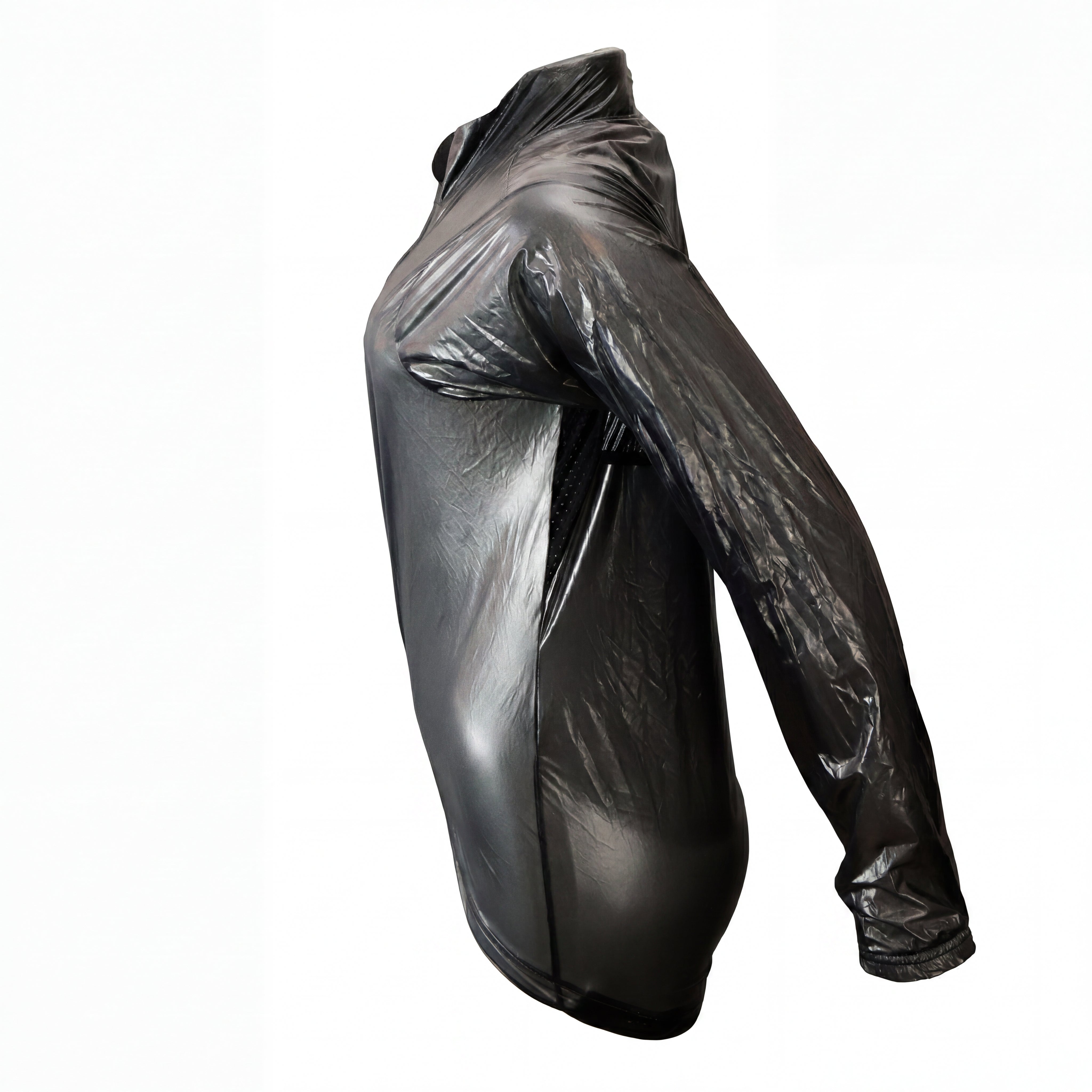 Corta vento Unissex Ciclismo Bioracer SpeedWear Concept RainJacket Aero Preto / Novo
