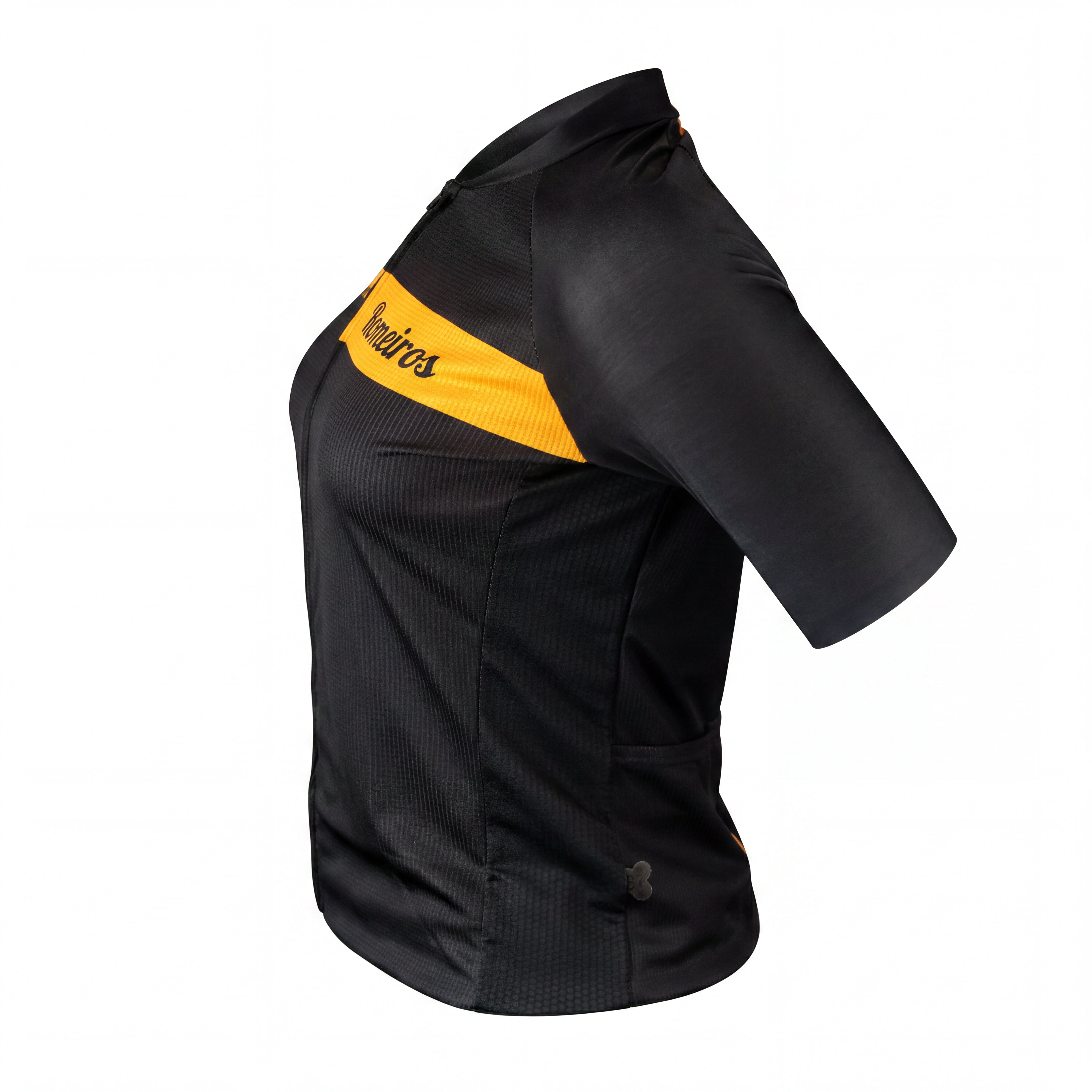 Jersey Feminina Bike OK Preto e Amarelo - Tamanho M