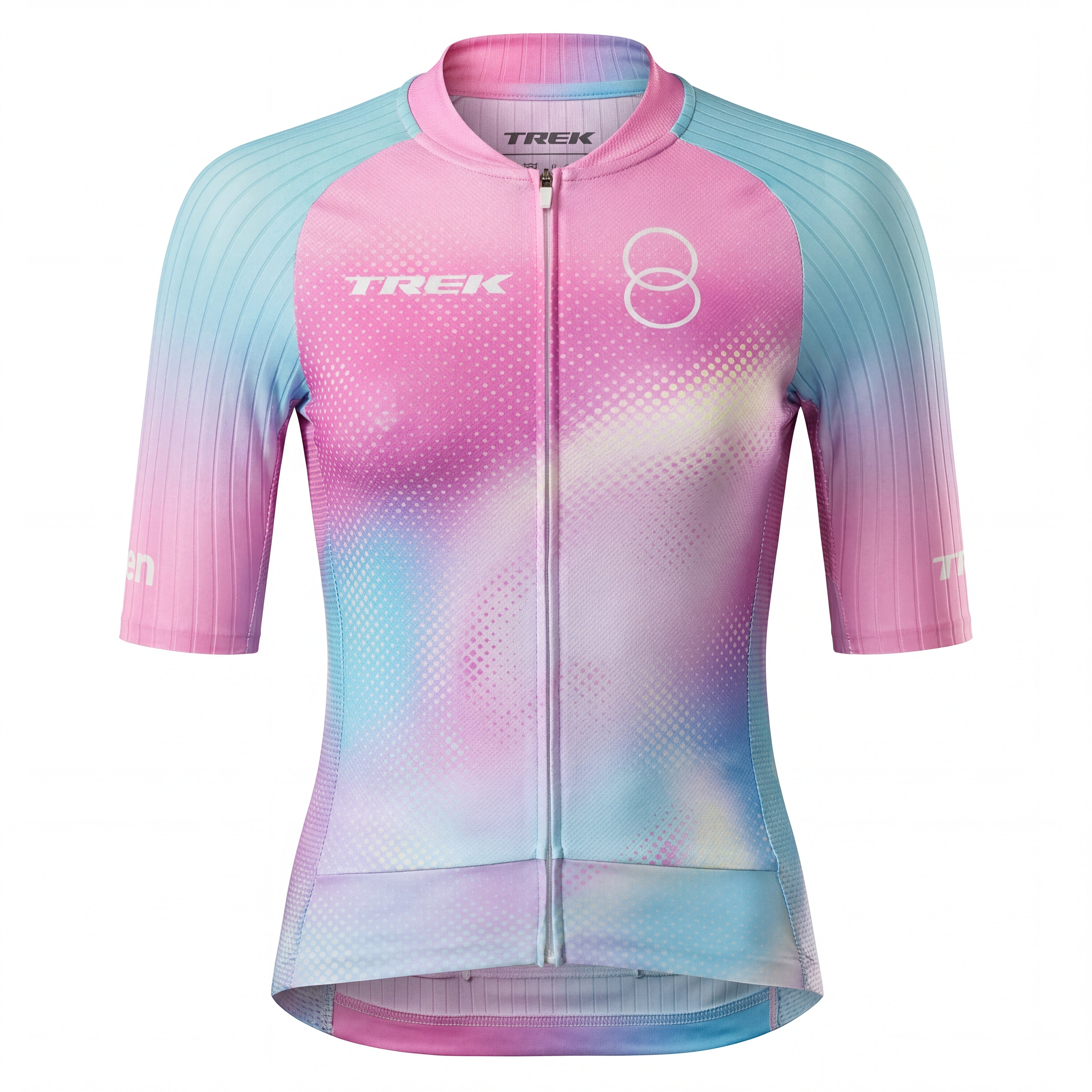Jersey Feminina Trek Mika Cycle Rosa e Azul - Tamanho P